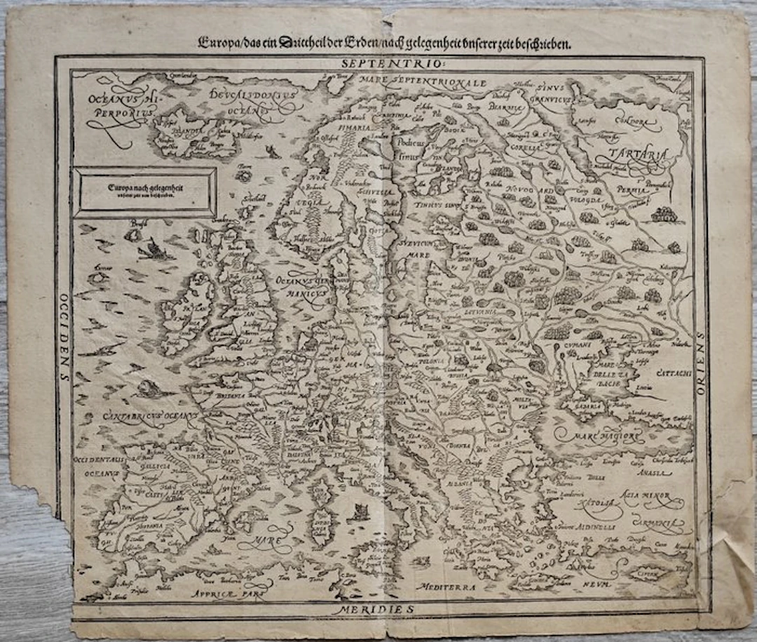 Europe - .; Sebastian Münster (1488 /1552)