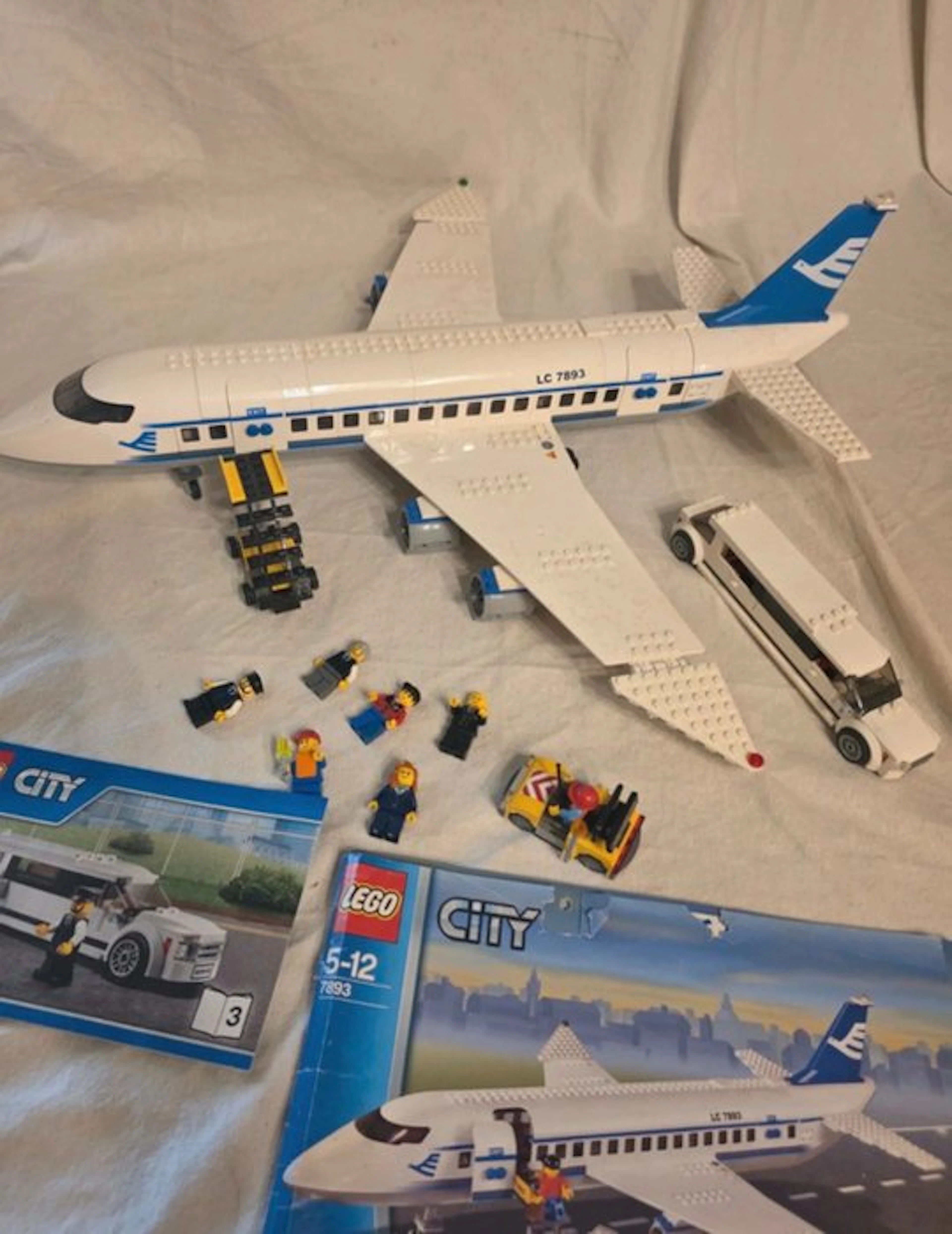 LEGO Set - City - Passenger Plane + Limusinne