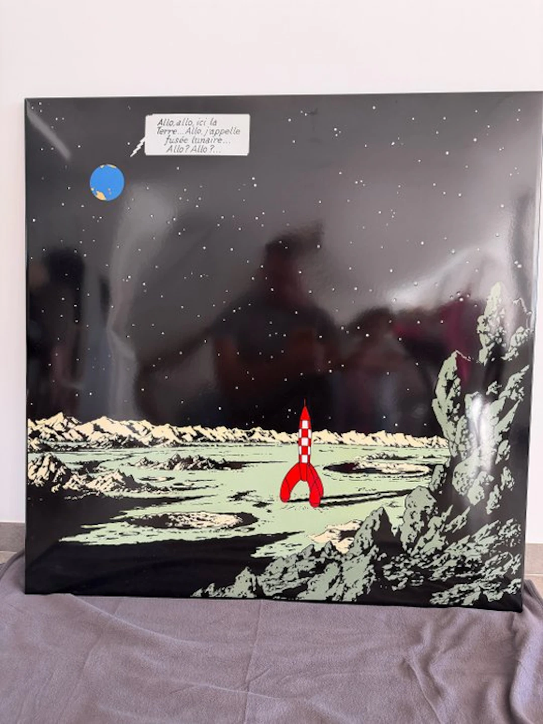Tintin - 1 Enamelled plaque