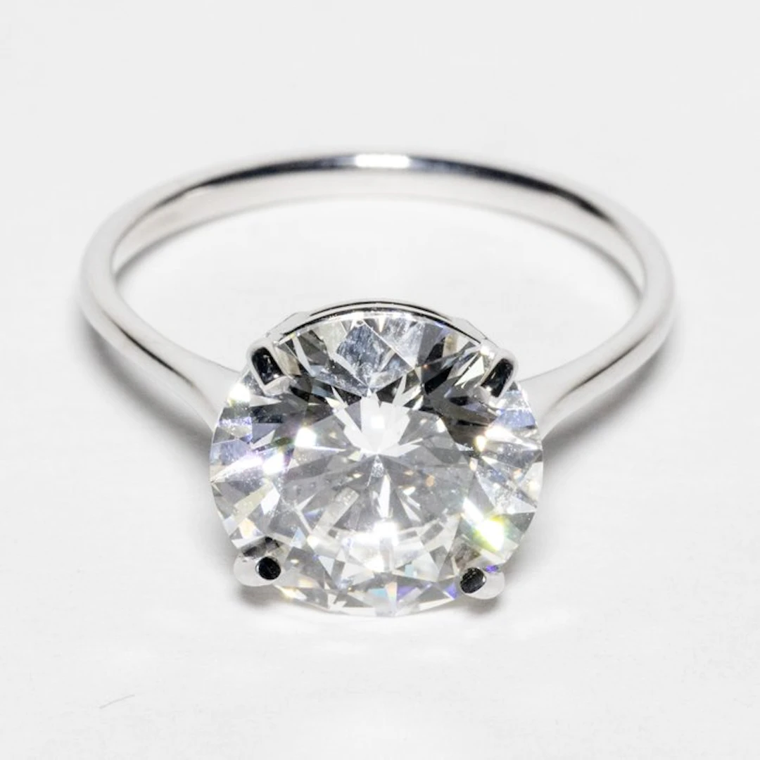 No reserve price - Engagement ring - 18 kt