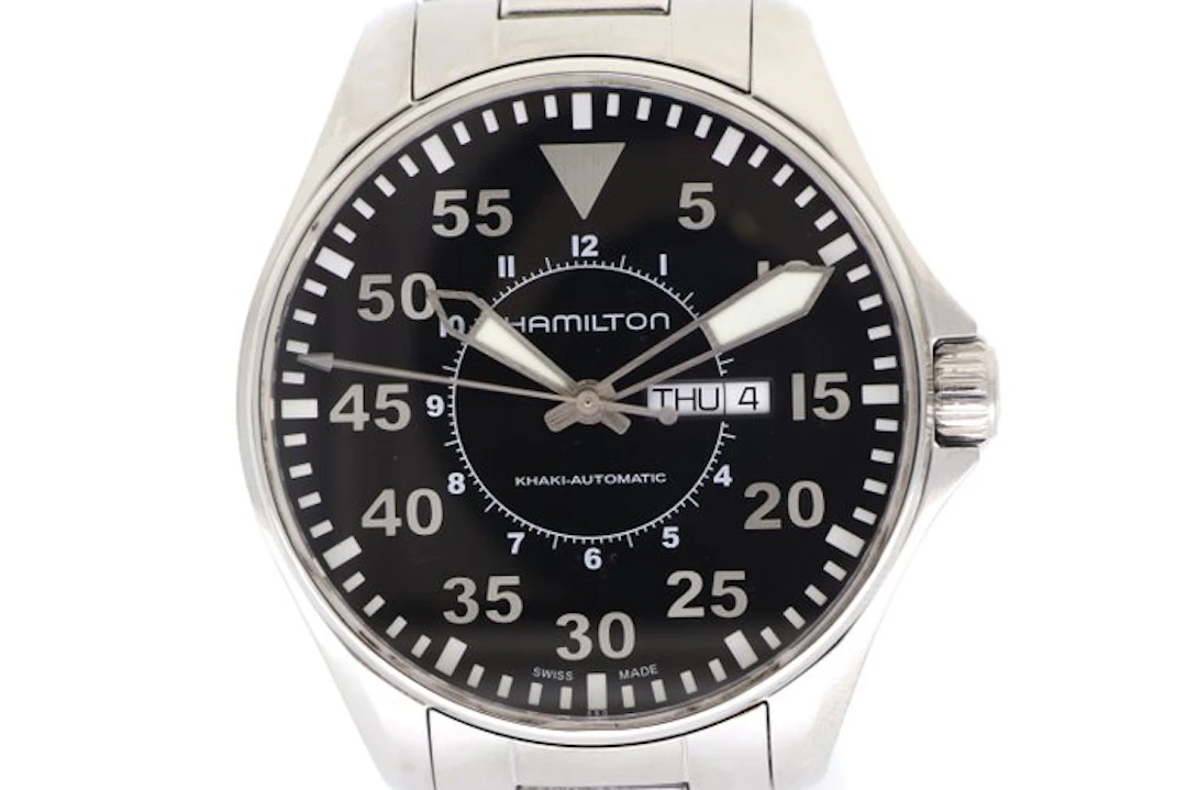 Hamilton - Hamilton Khaki Aviation Pilot Day Date Auto...