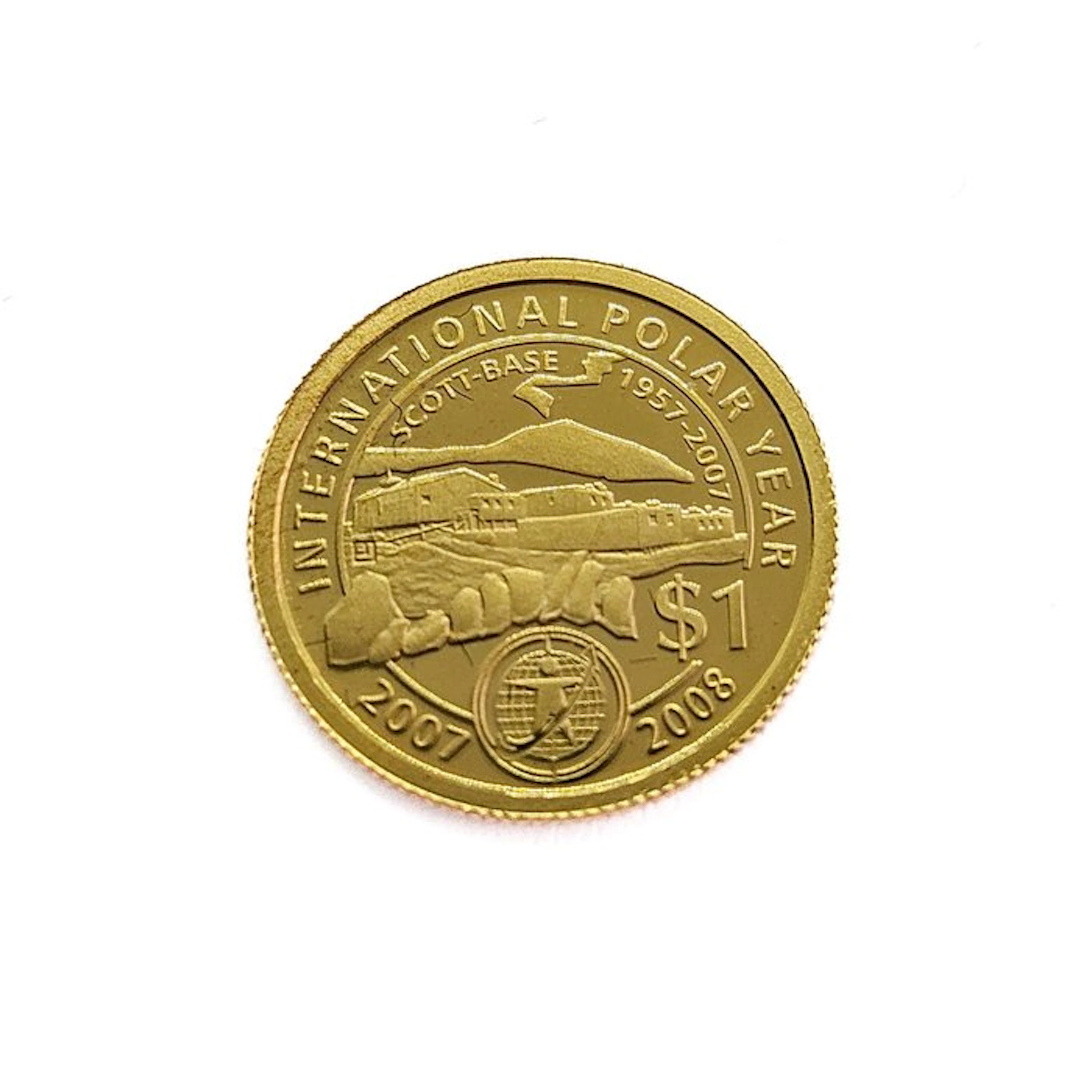 New Zealand. 1 Dollar 2007 International Polar year