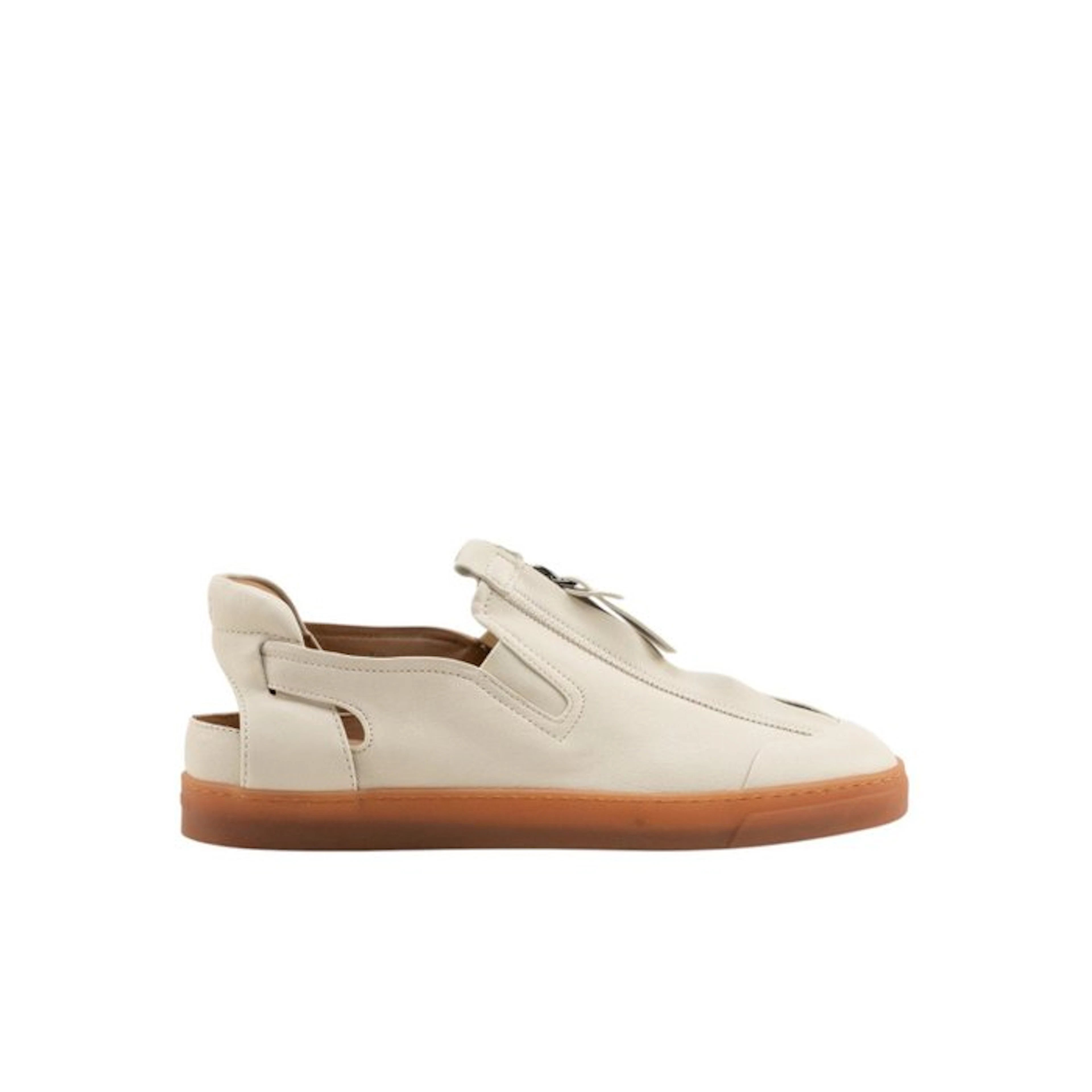 GIORGIO ARMANI - 7 UK - 41 IT - Runway Sandal Zip Shoes...