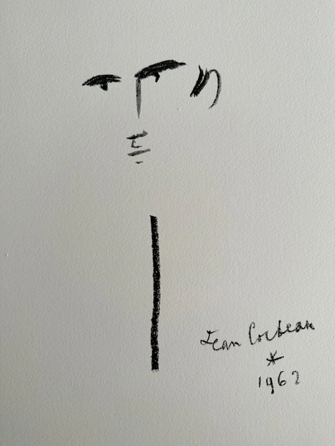 Jean Cocteau (1889-1963) - La cravate de deuil