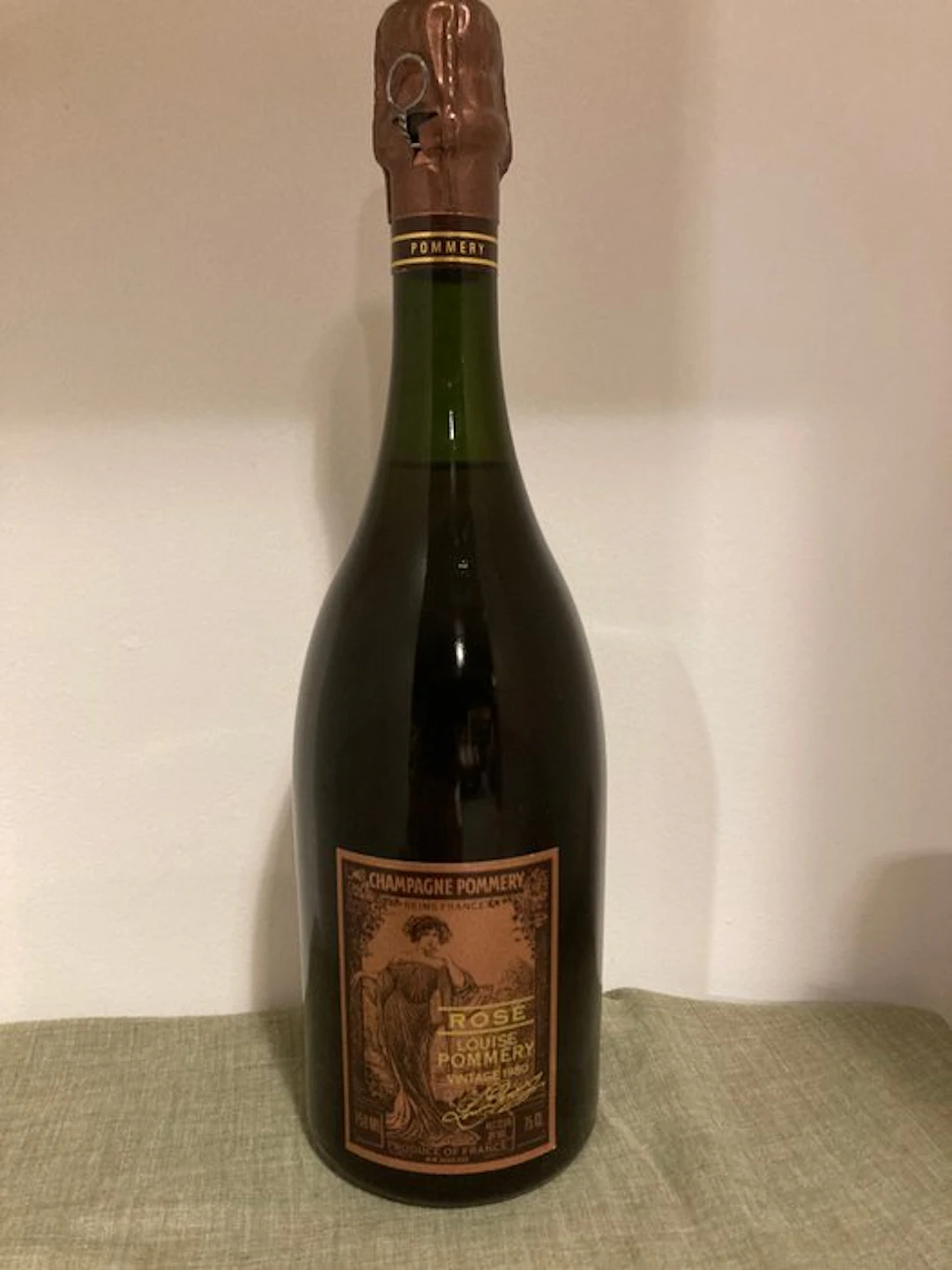 1980 Pommery, Pommery Rosé Louise - Champagne Rosé - 1 Bottle (0.75L)