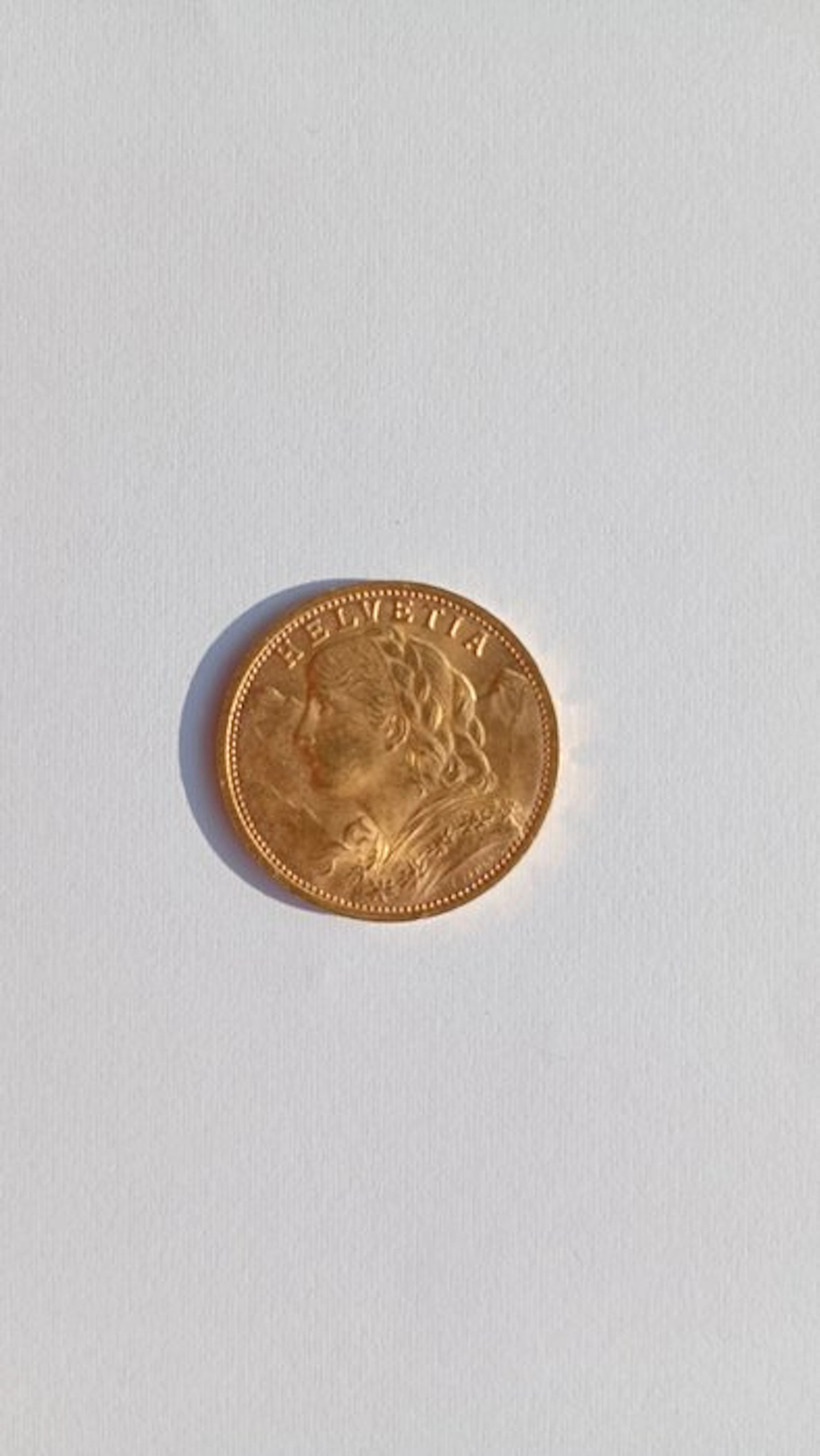 Switzerland. 20 Francs 1935