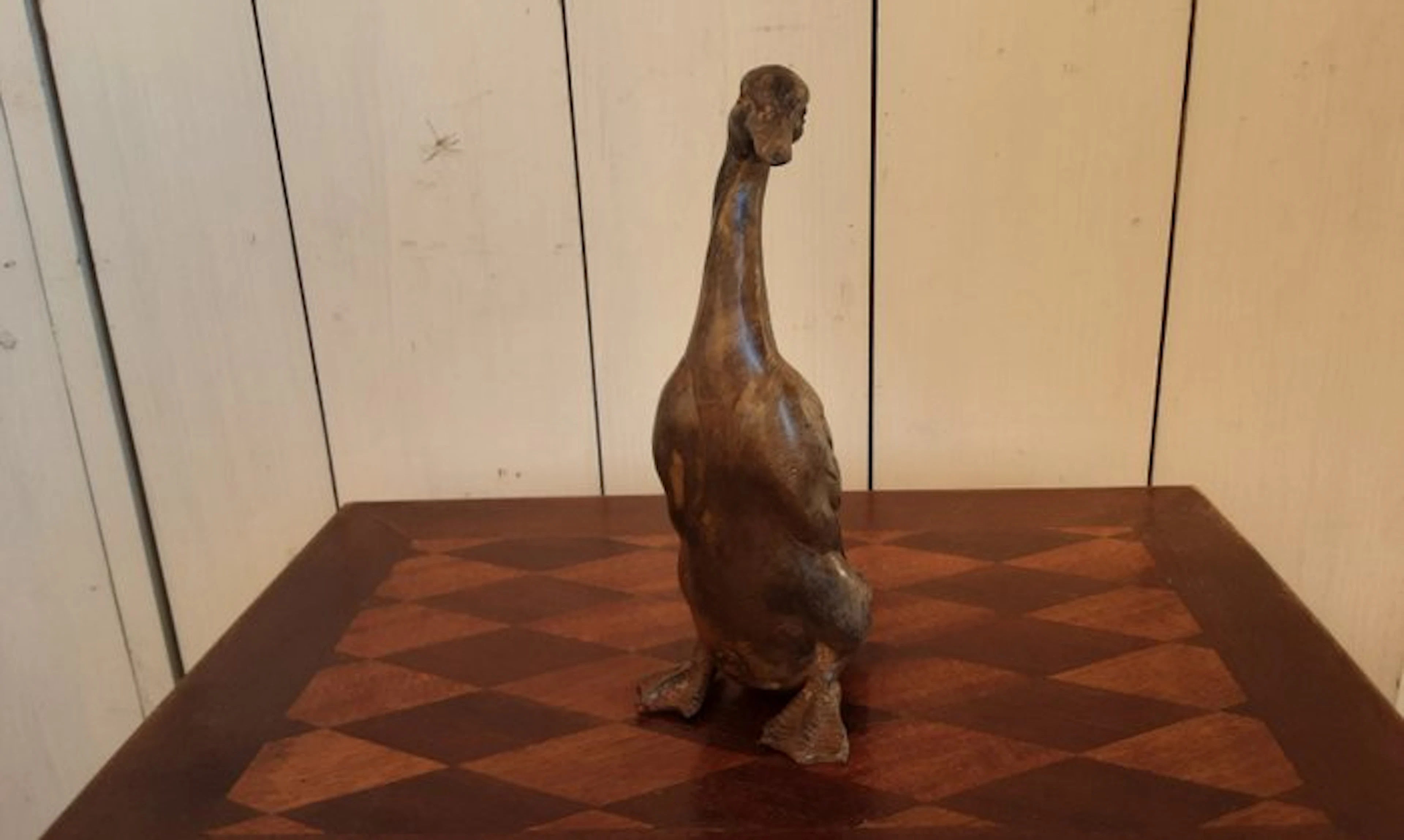 P. Chenet - Figure - Eend - 19 cm - Bronze