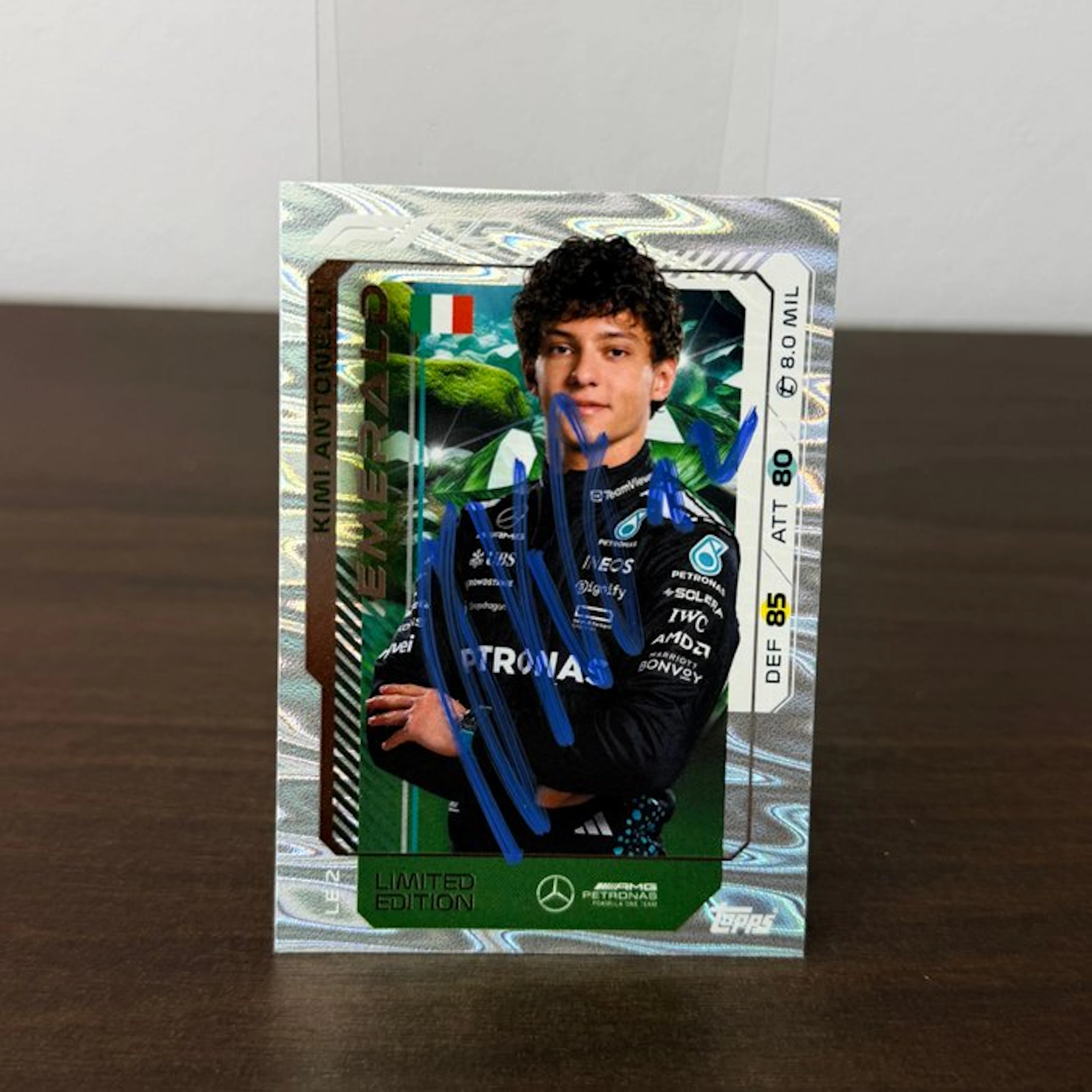 Mercedes - Topps CARD Limited Edition LE 2 signed - Kimi...