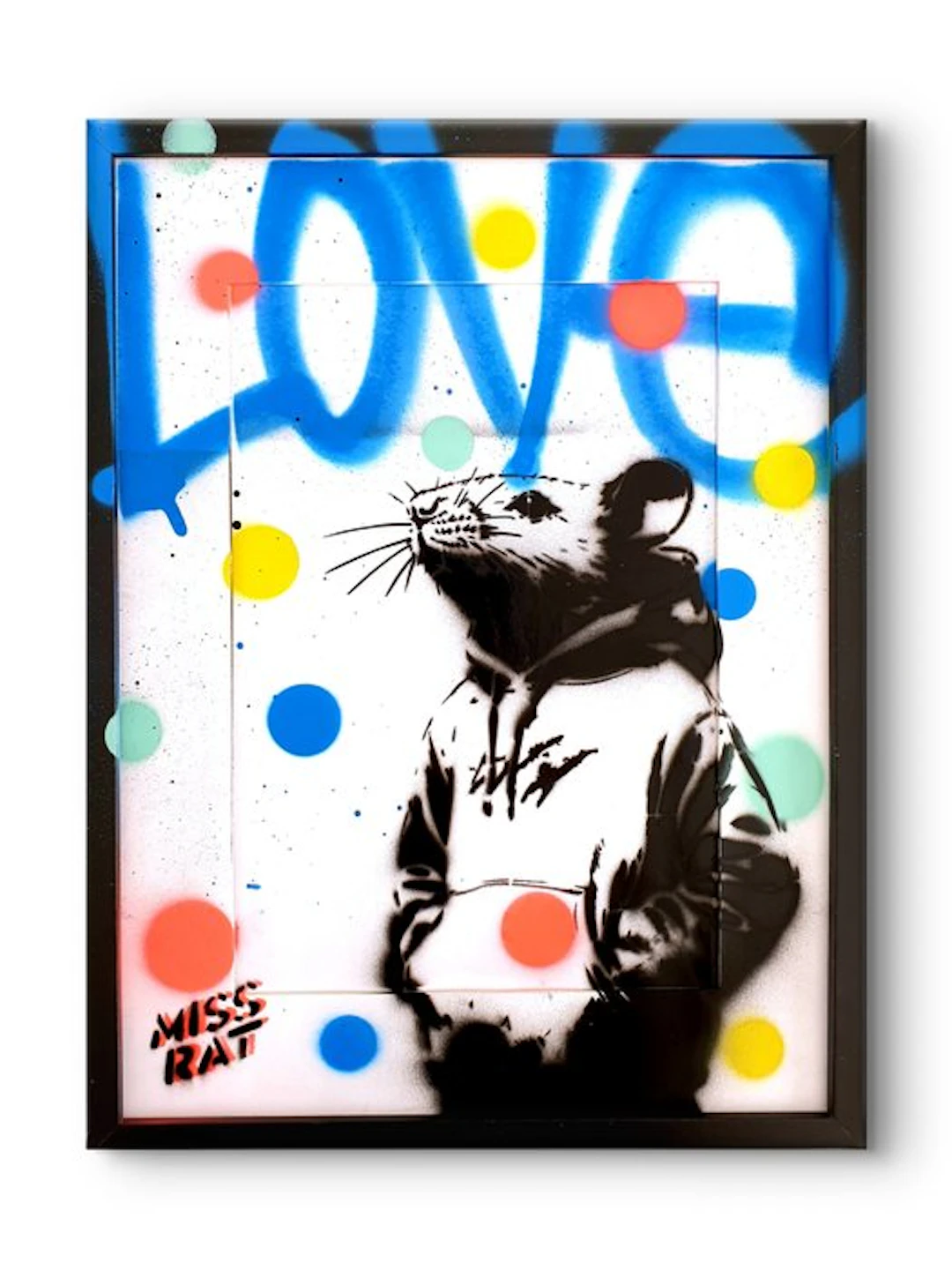 MISS RAT (1981) - LOVE KUSAMA - BANKSY RAT TRIBUTE