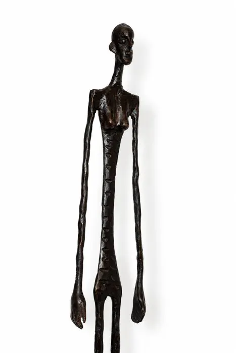 Abdoulaye Derme - Sculpture, “Femme silencieuse” - 81 cm - Patinated bronze
