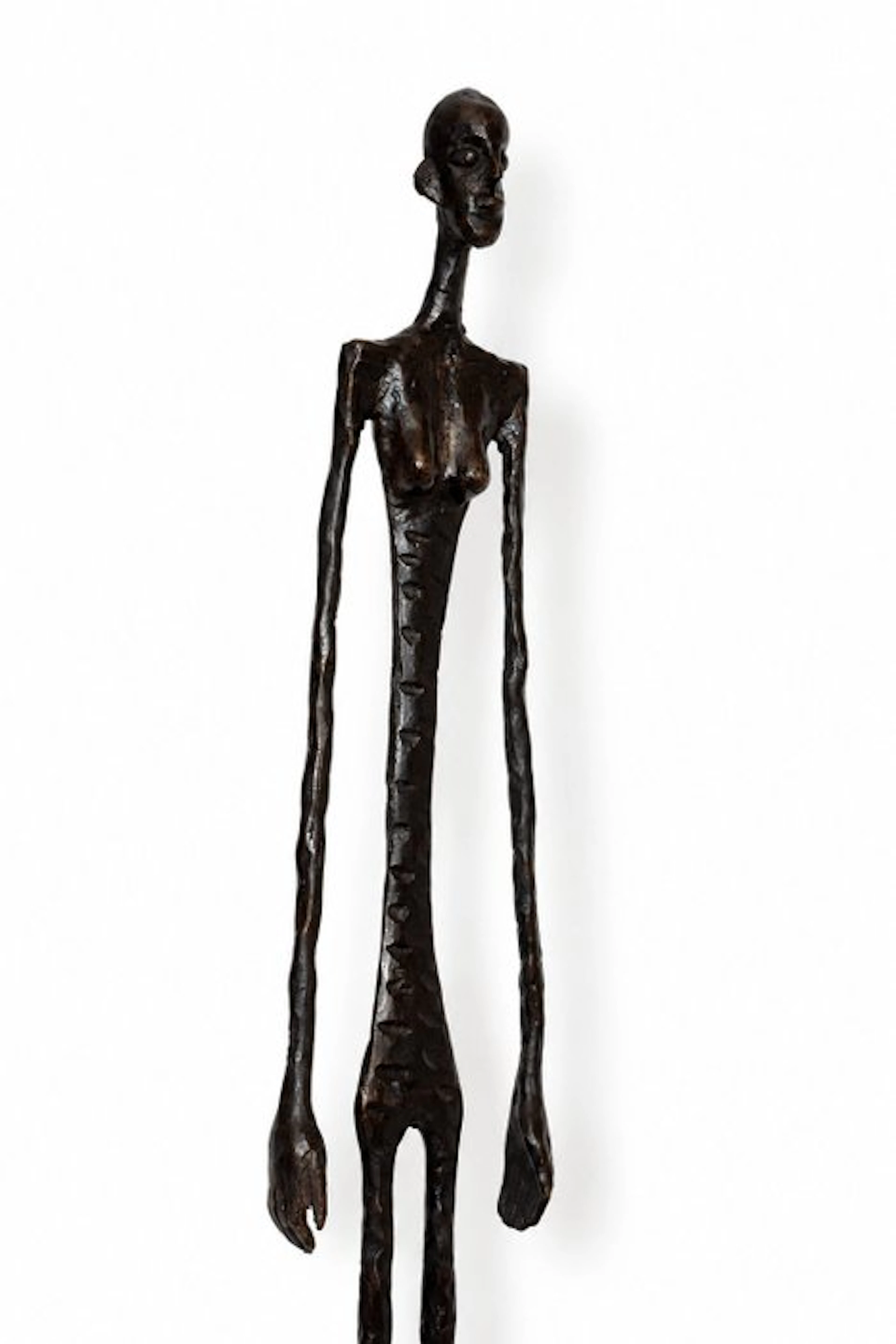 Abdoulaye Derme - Sculpture, “Femme silencieuse” - 81 cm - Patinated bronze