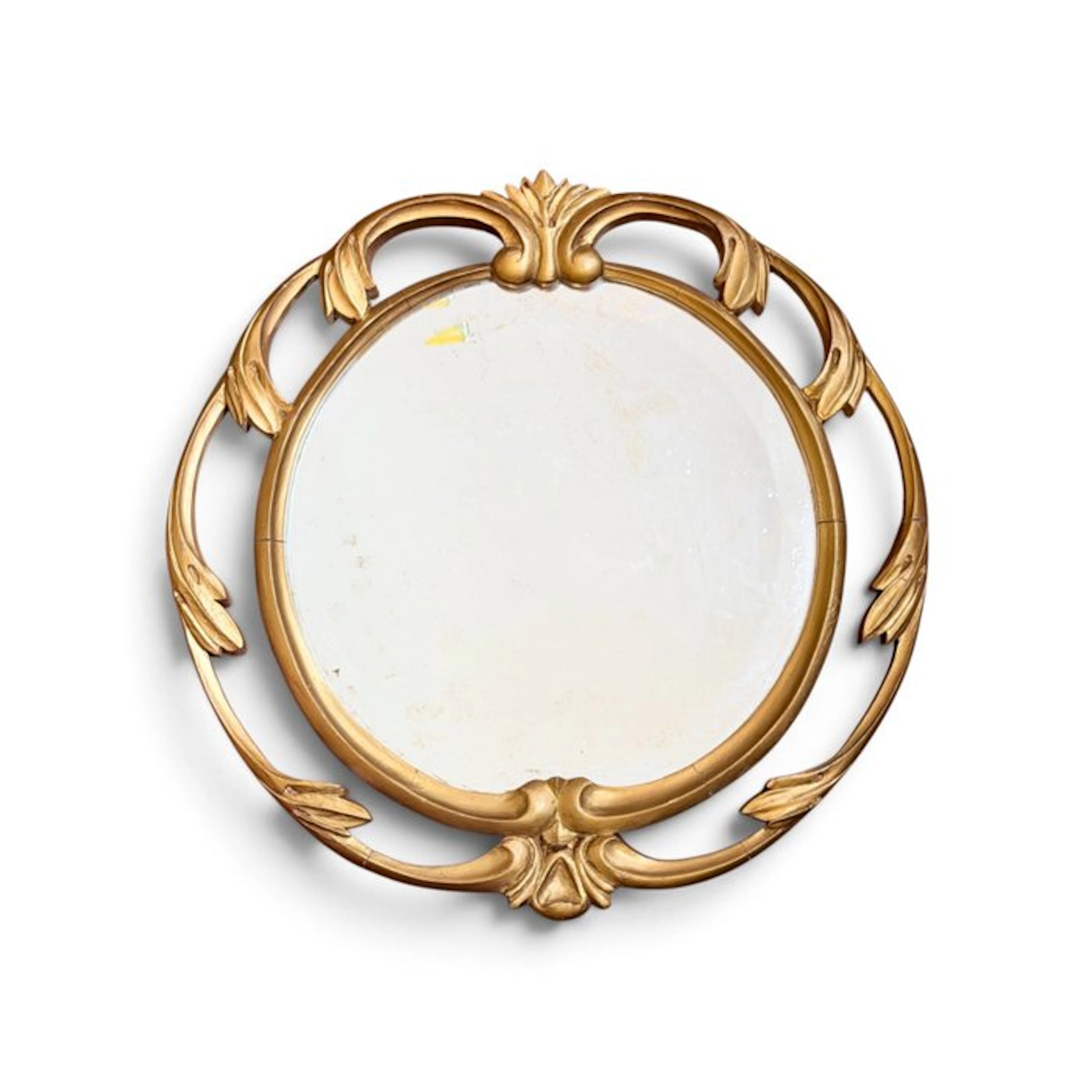 Mirror - Wood - Decorative Floral Crown