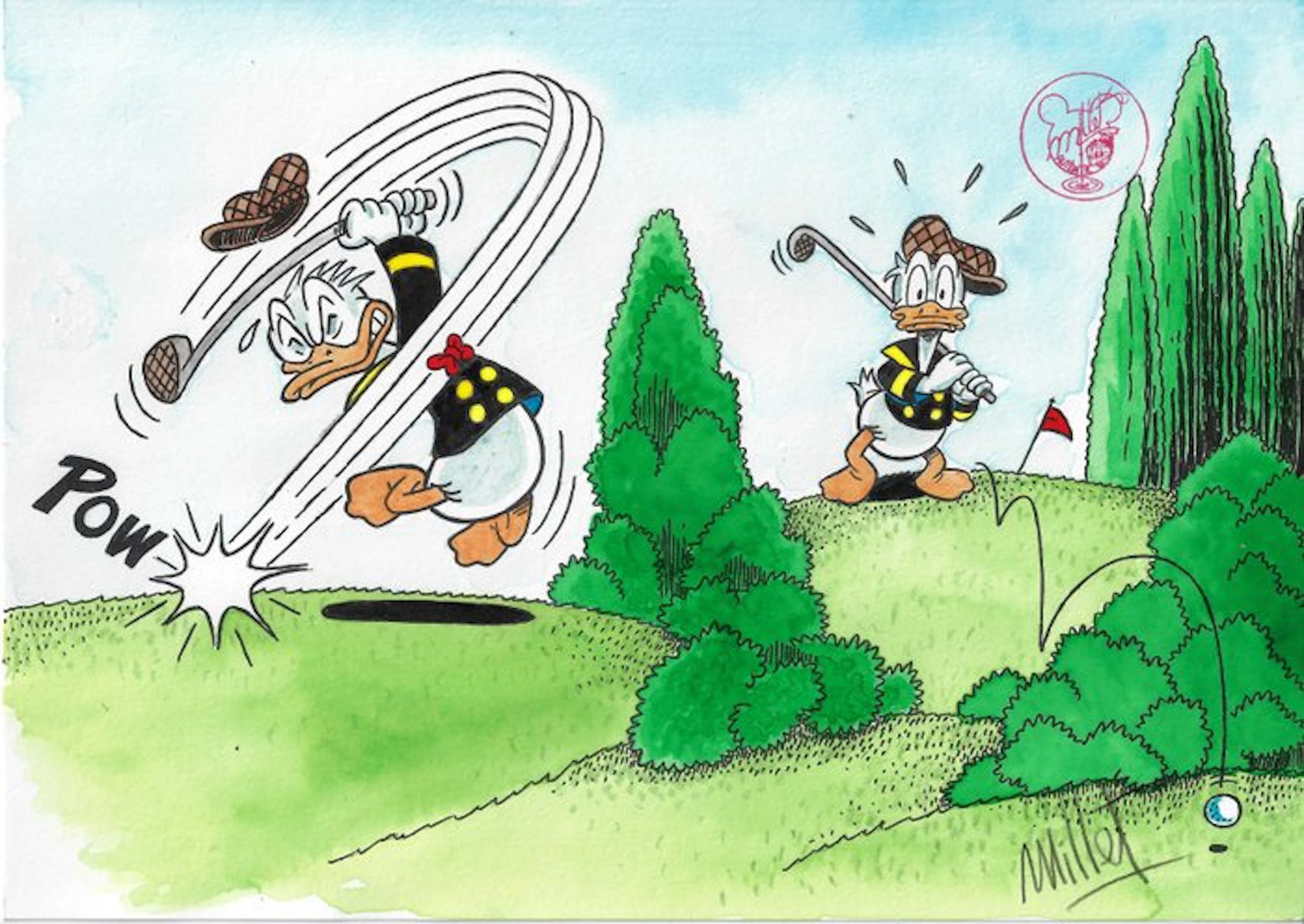 Millet - 1 Original colour drawing - do - 2026
