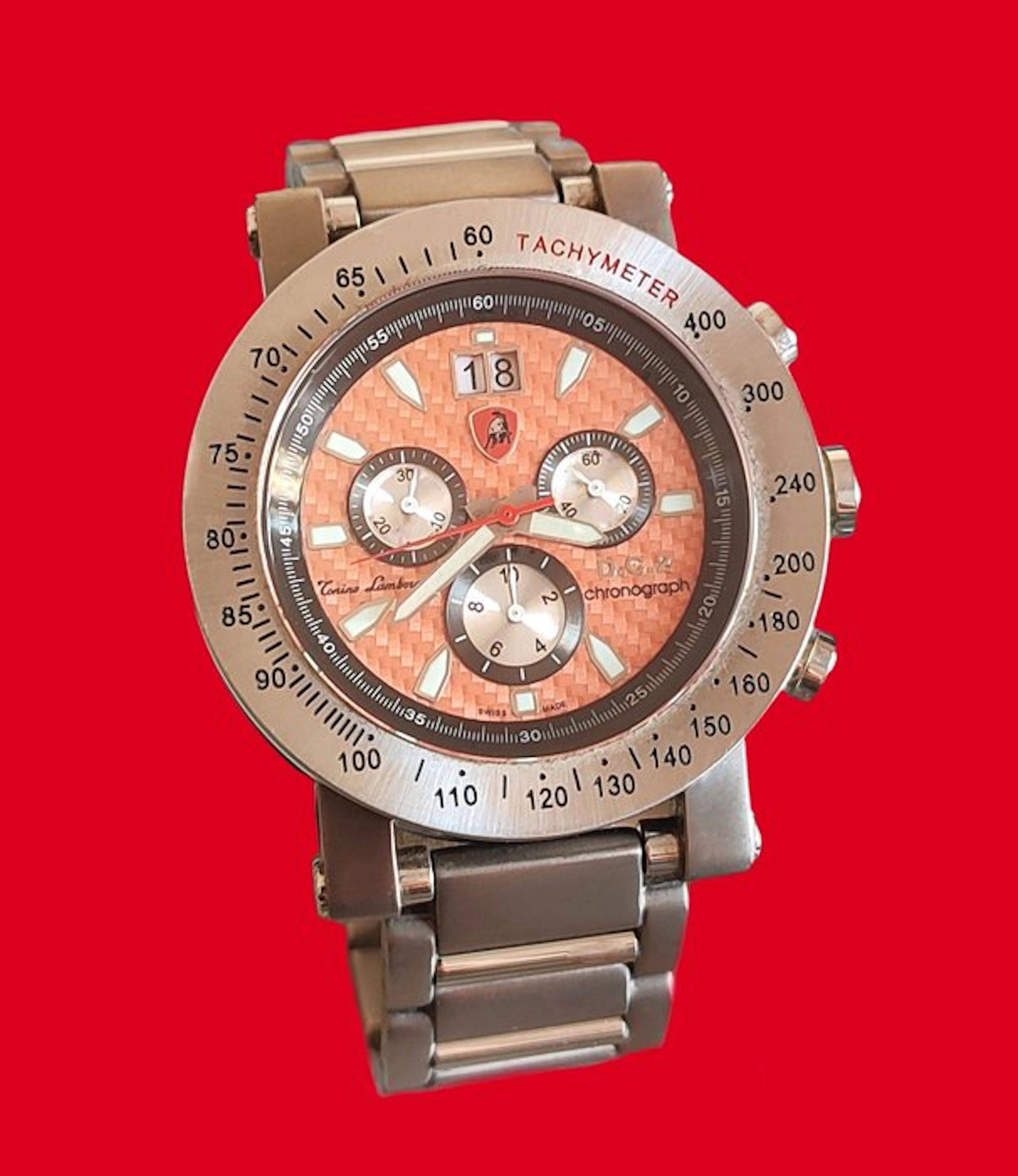 Lamborghini DC2 - Montre chronographe - Full set
