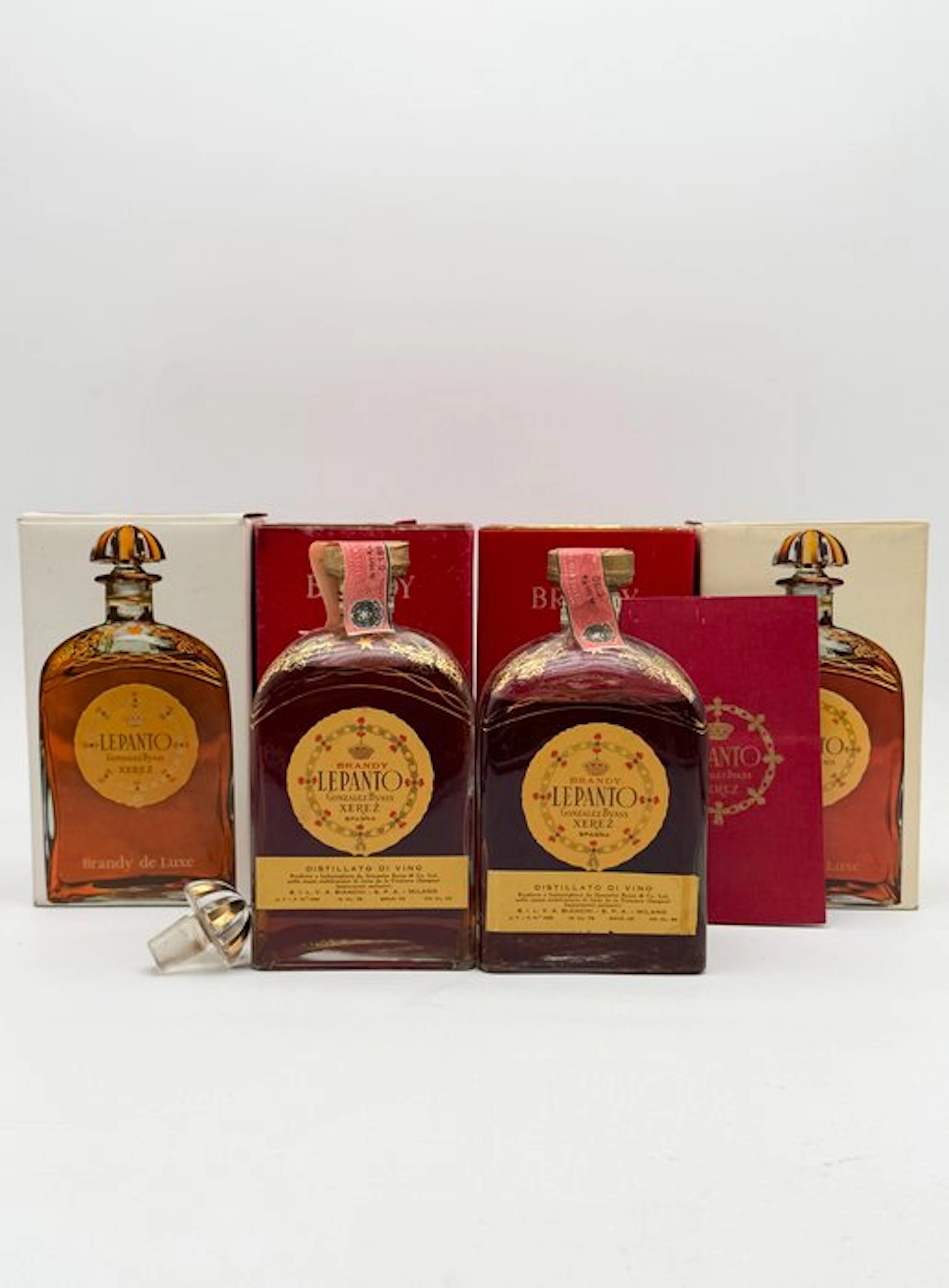 González Byass - Lepanto Brandy de Jerez - b. 1970s - 75cl - 2 bottles