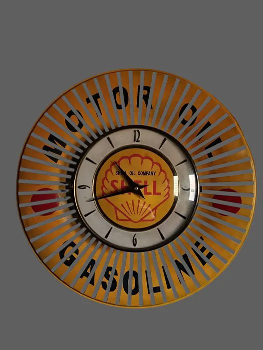 Clock - Metal - 1950-1960 - promotional clock