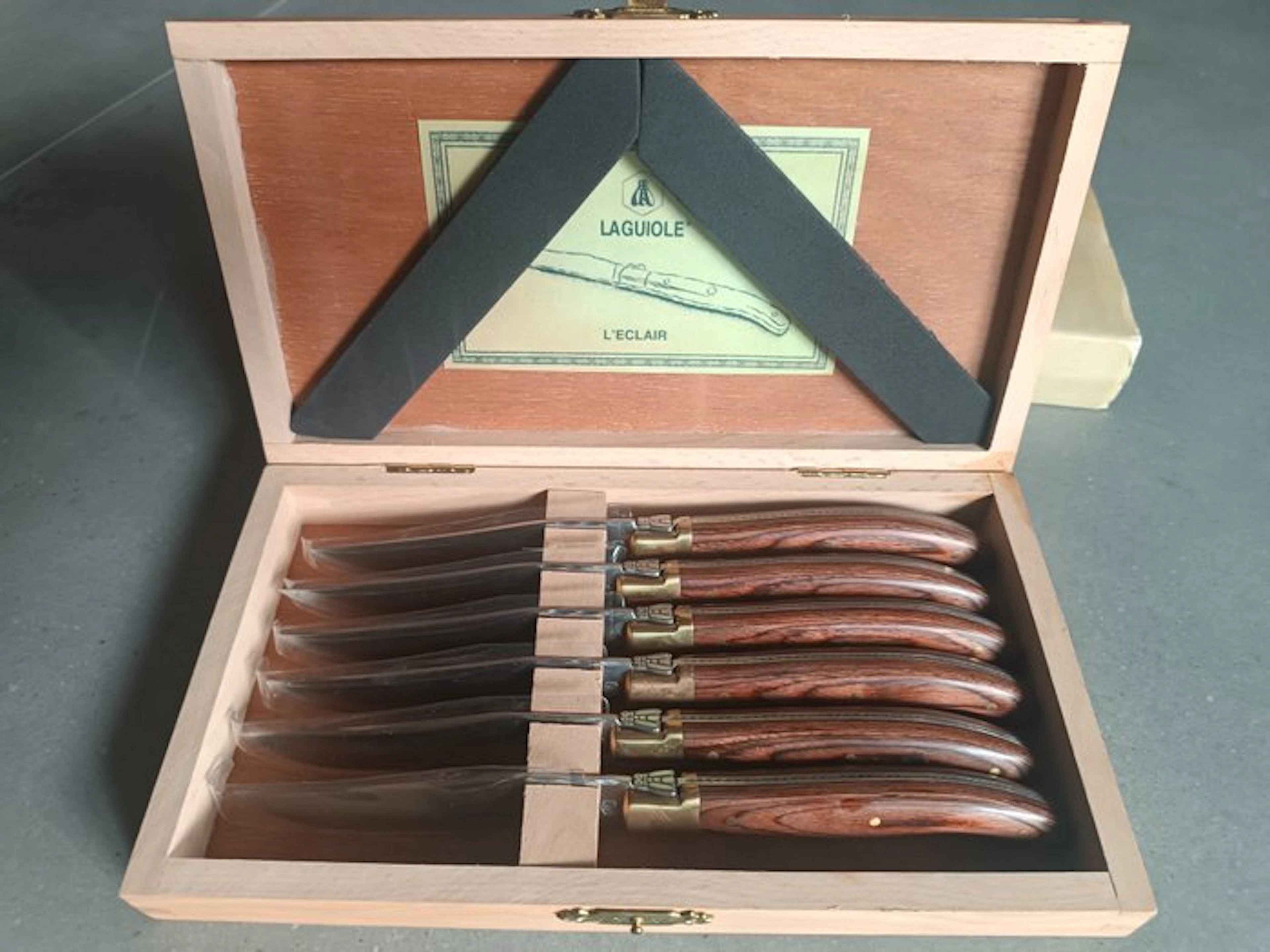 LAGUIOLE - Laguiole - Table knife set (6) - Rosewood