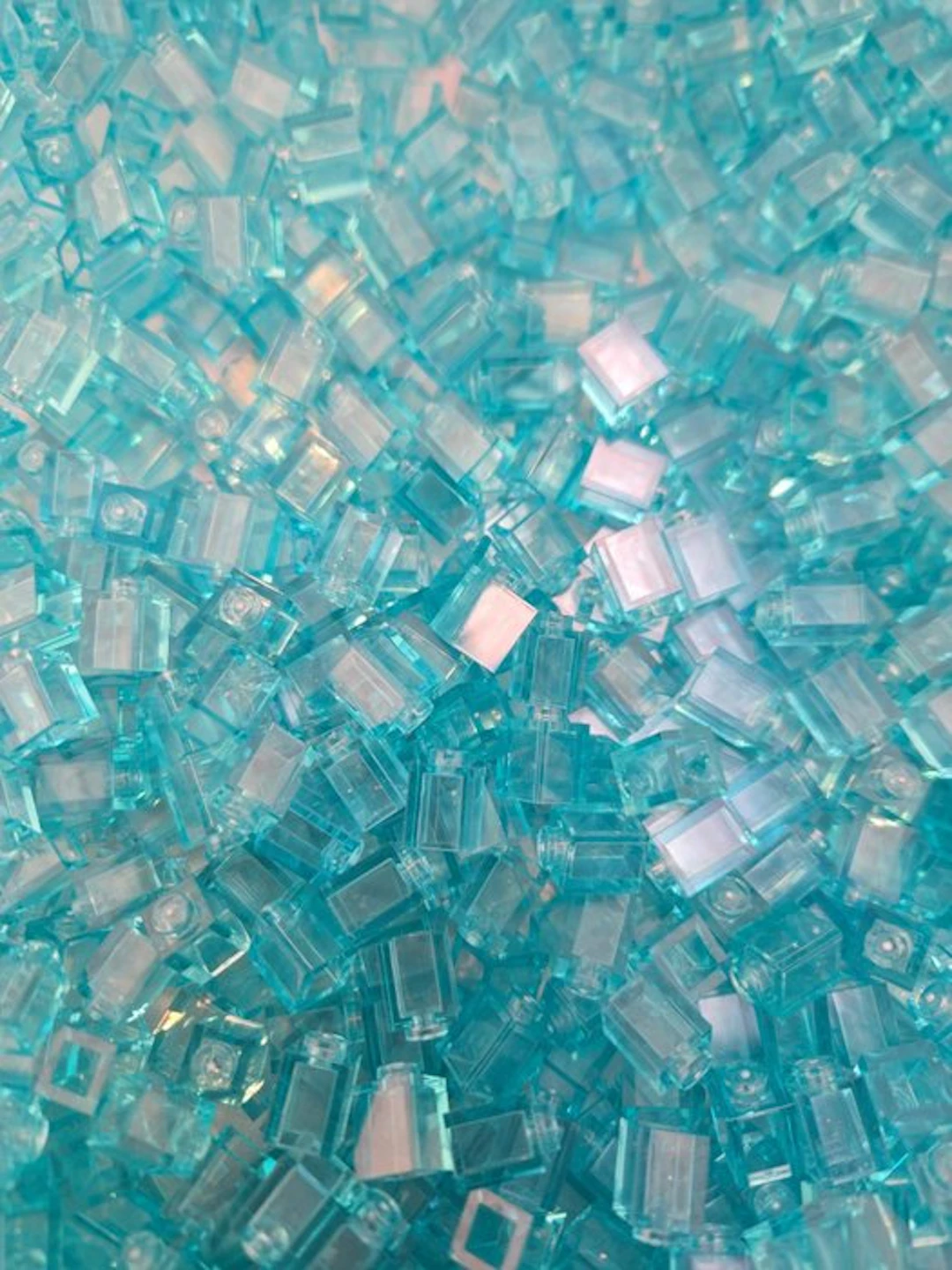 LEGO Pieces - New Brick 1 x 1 Trans-Light Blue 1000pcs