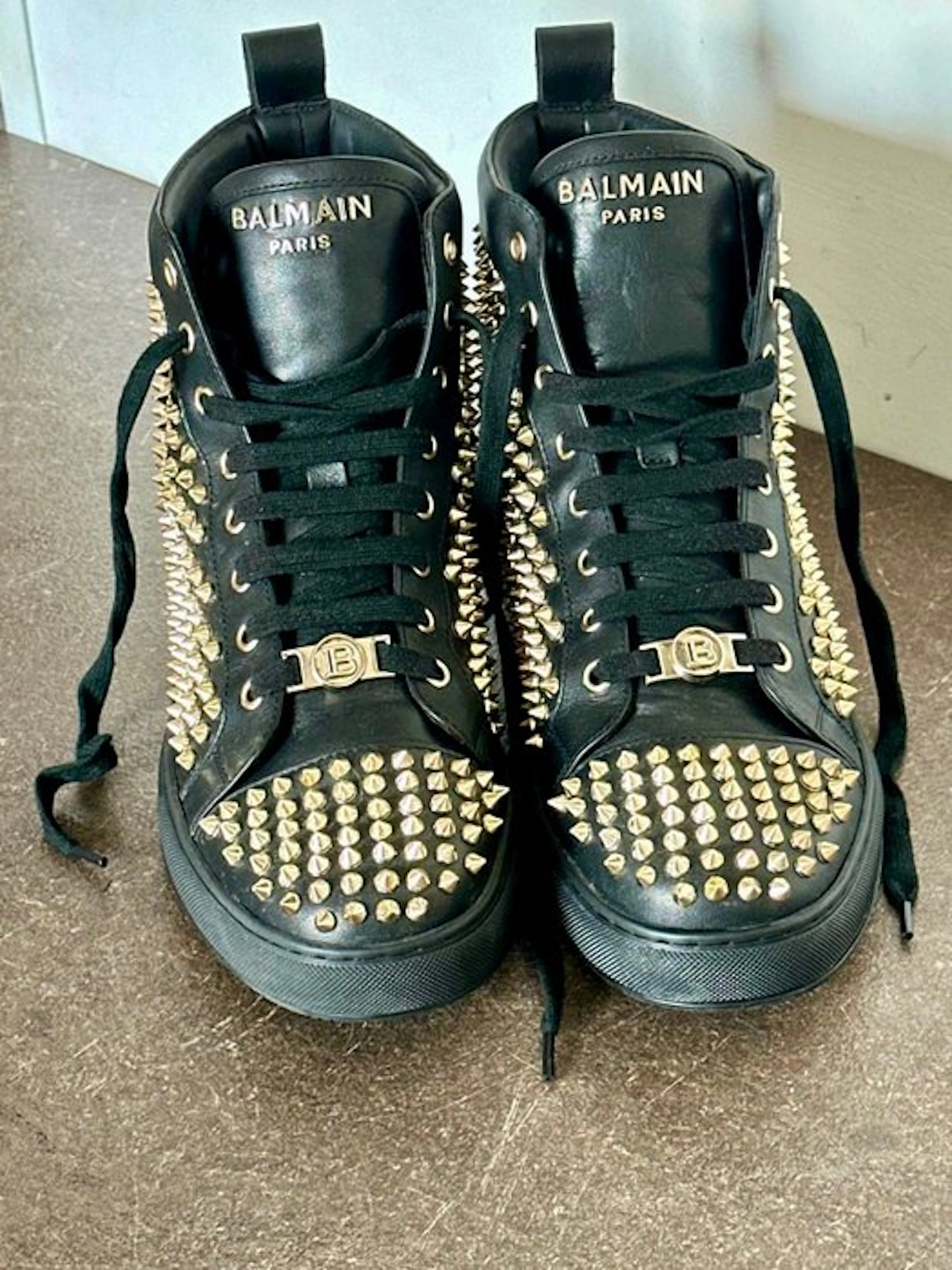 Balmain - High top con borchie - Sneakers - Size: EU 44
