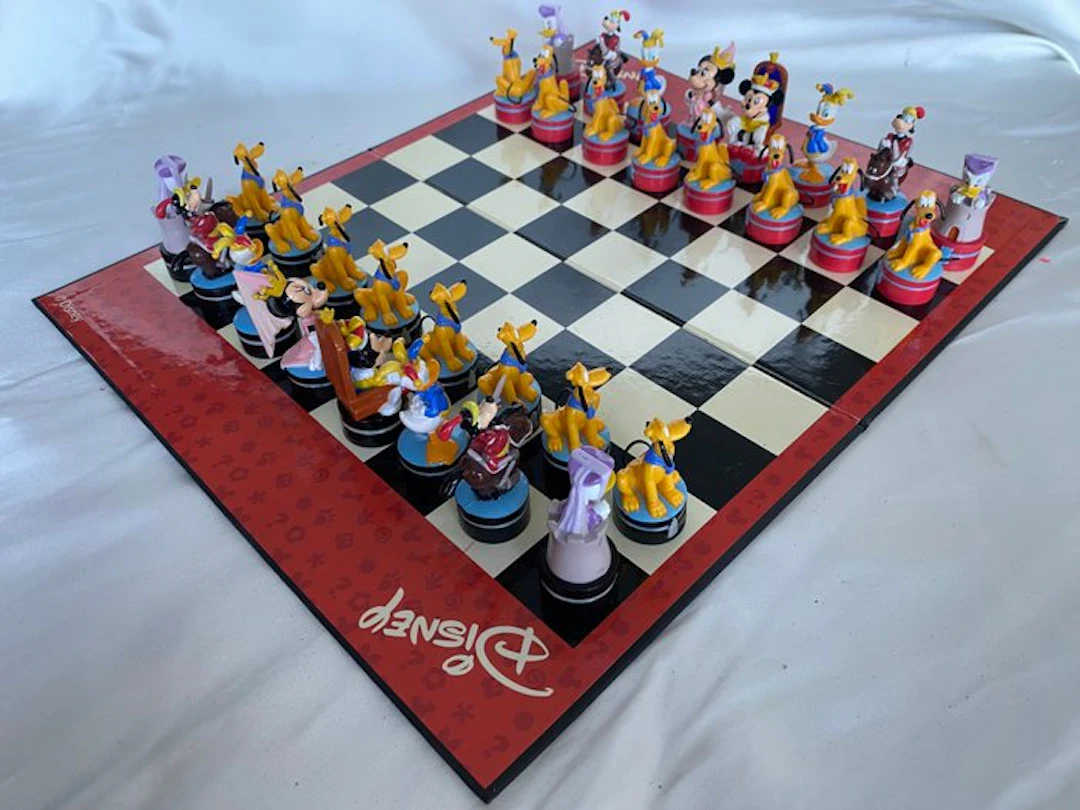 Disney Showcase Collection Vintage Disney Chess Set - Mickey Mouse & Friends