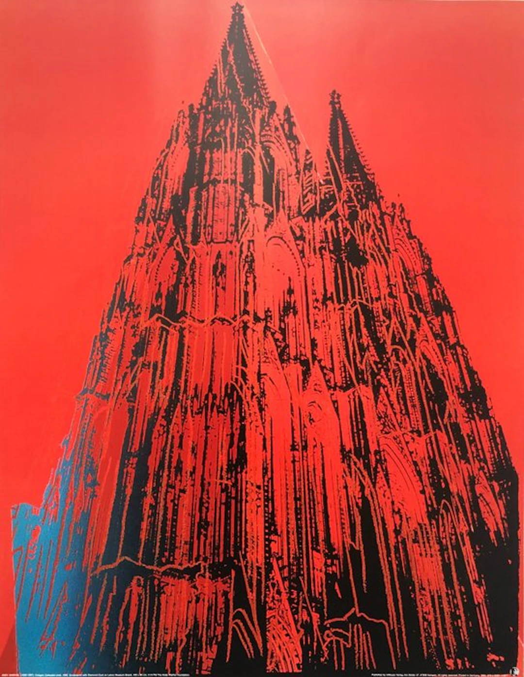 (after), Andy Warhol - Cologne Cathedral (red) - Offset...