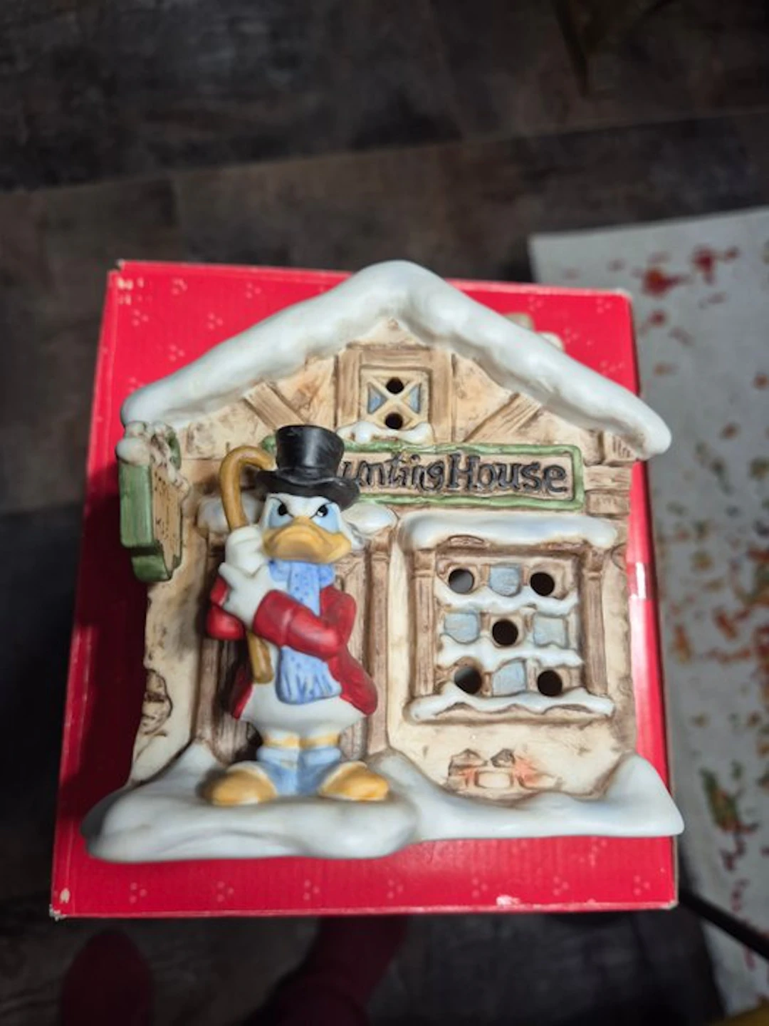 Mickey's Christmas Carol, Scrooge McDuck, Counting house - Schmid - 1990