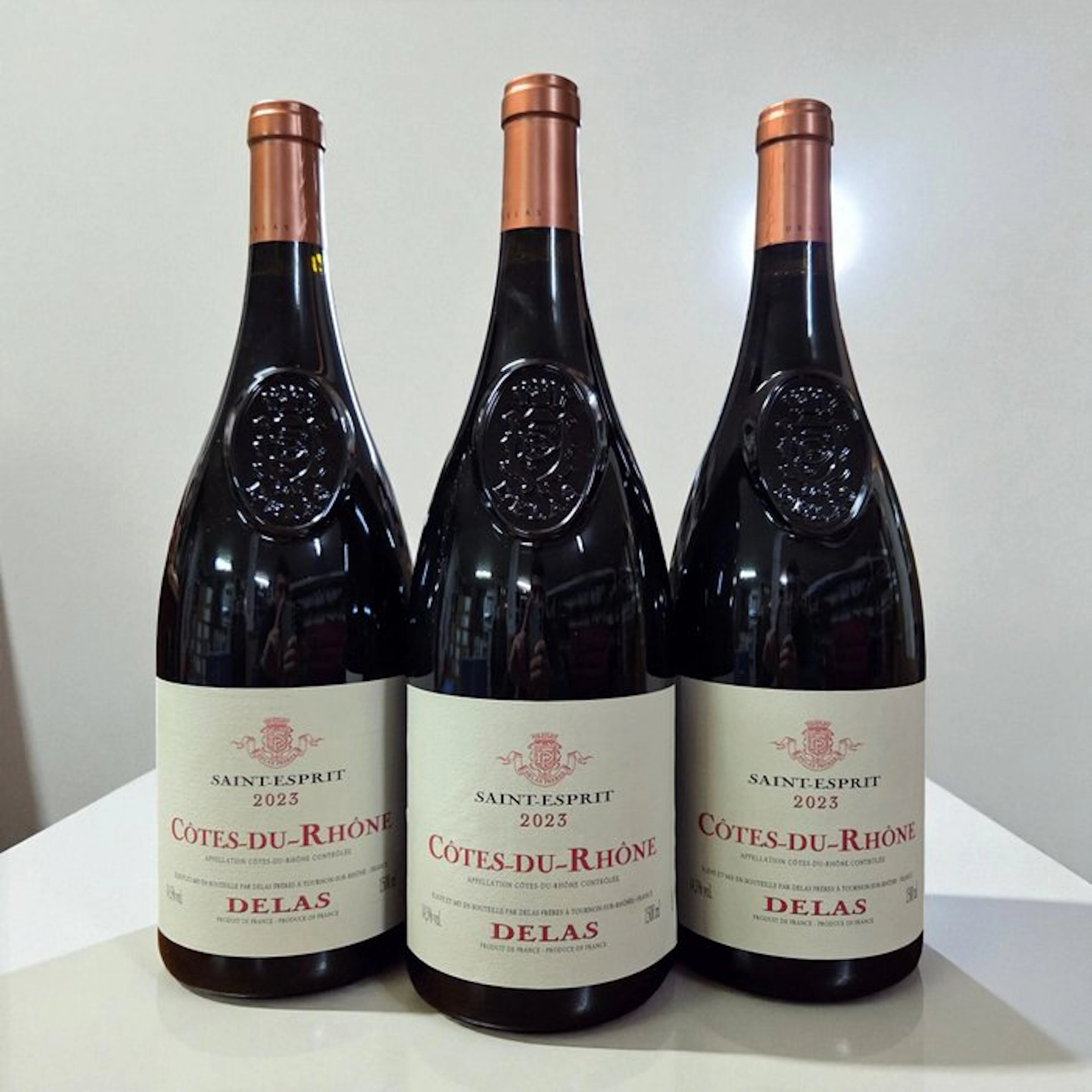 2023 Delas, Côtes-du-Rhône, Saint-Esprit - Rhône - 3 Magnums (1.5L)