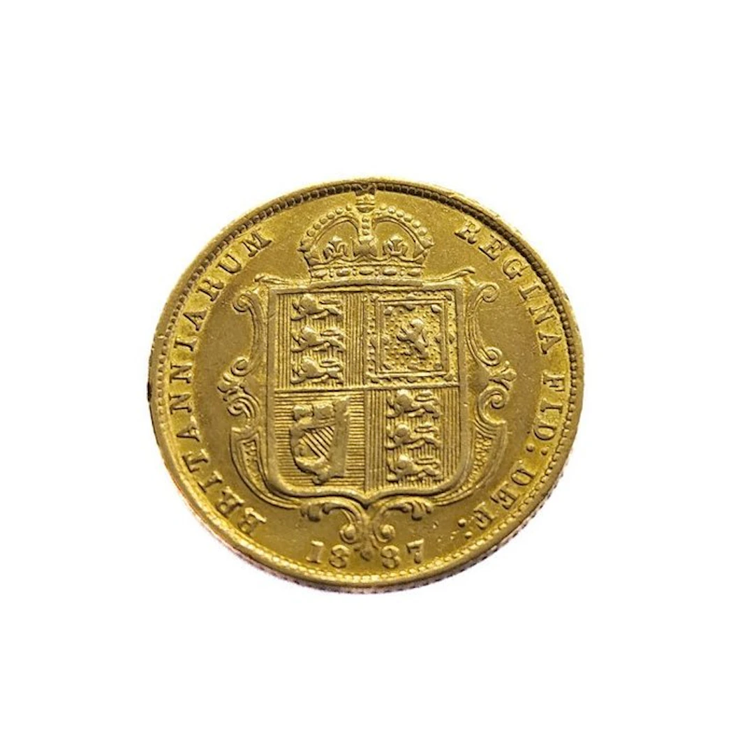 United Kingdom. 1/2 Sovereign 1887 Victoria