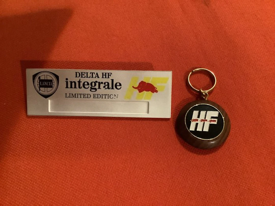 emblem, keychain - Lancia - Targhetta ufficiale LANCIA...