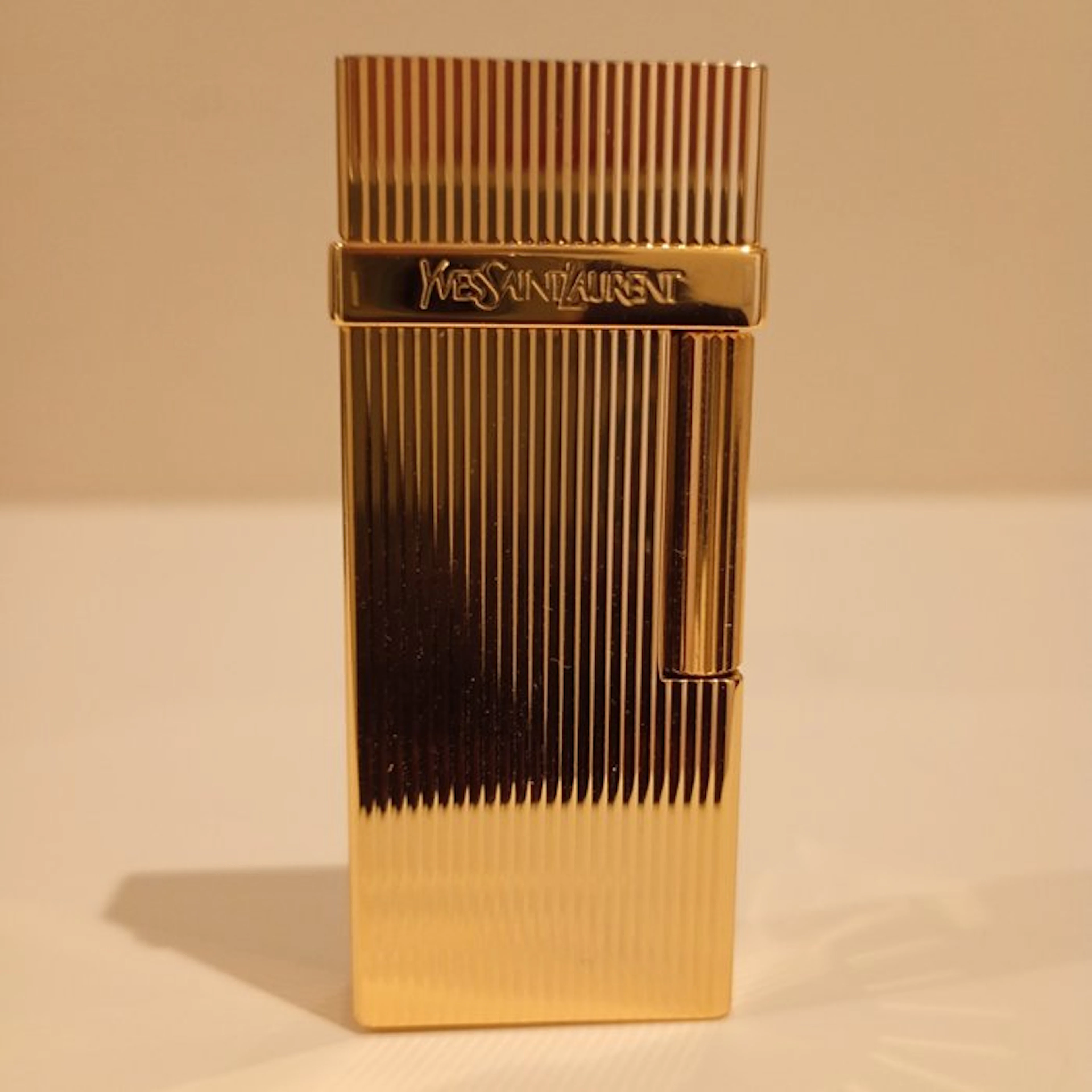 Yves Saint Laurent - Mini Louisiane - Pocket lighter - Gold plated