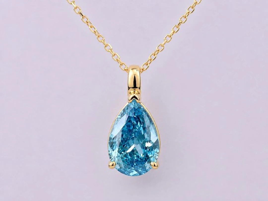 No reserve price - Necklace with pendant - 14 kt