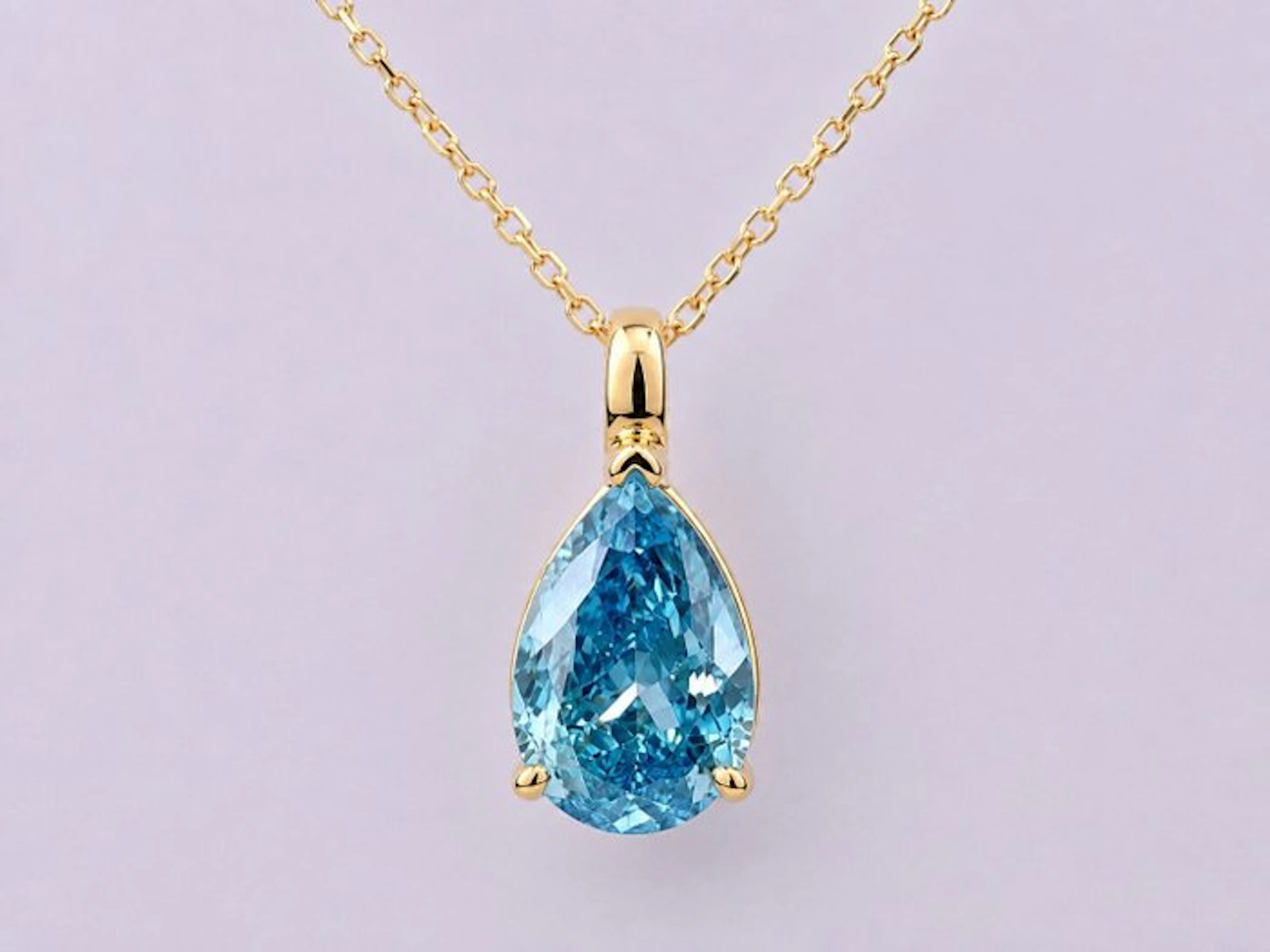 No reserve price - Necklace with pendant - 14 kt