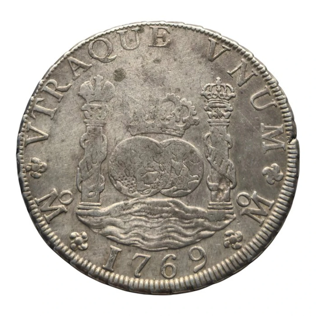 Spain. Carlos III. 8 Reales 1769 México MF