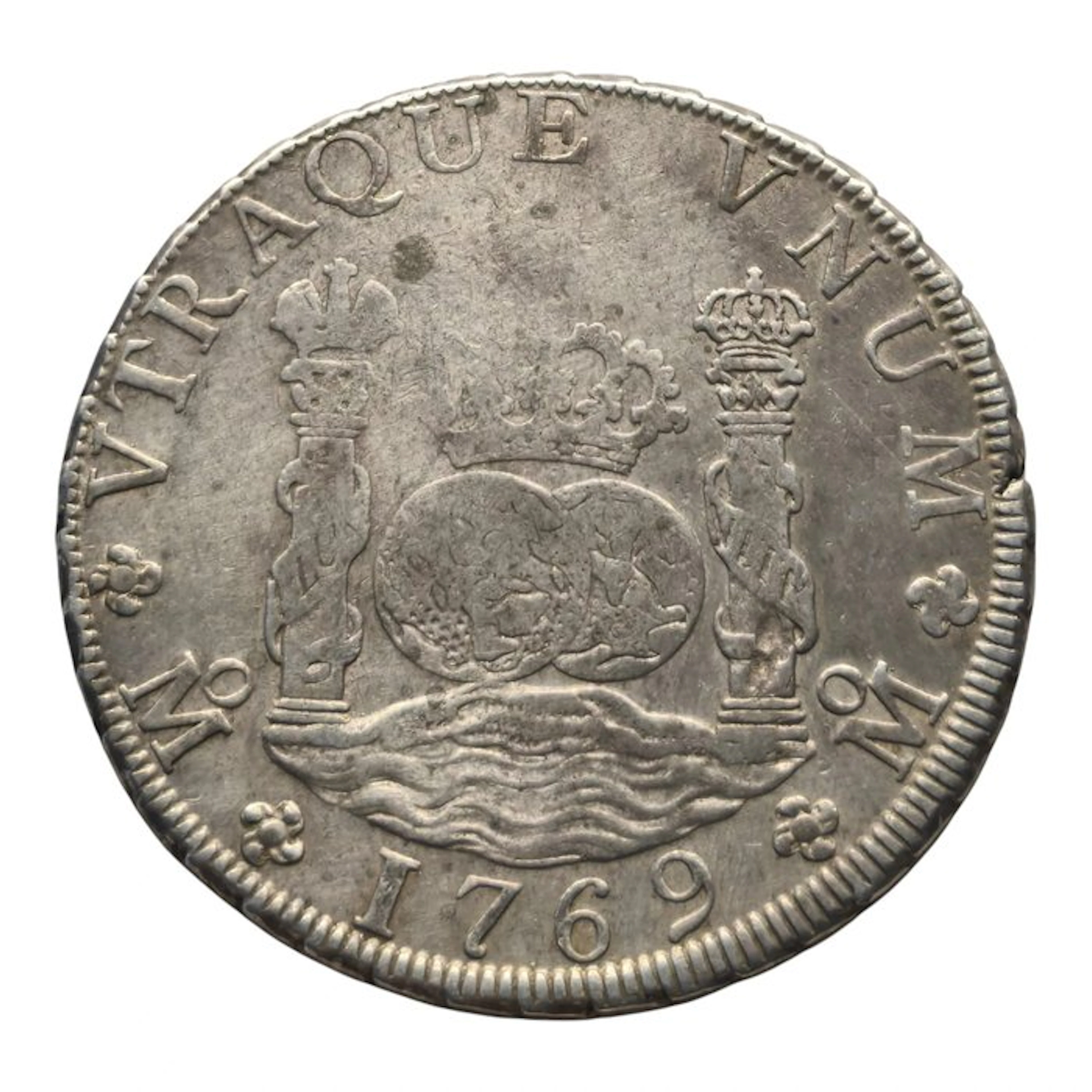 Spain. Carlos III. 8 Reales 1769 México MF