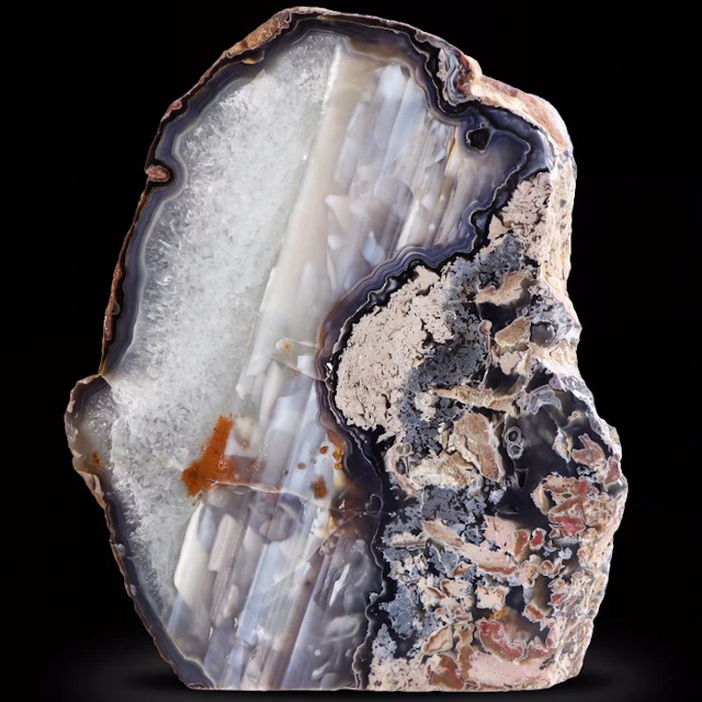 XXL Rainbow Agate - 26x21x10 cm - Geode- 6.55 kg