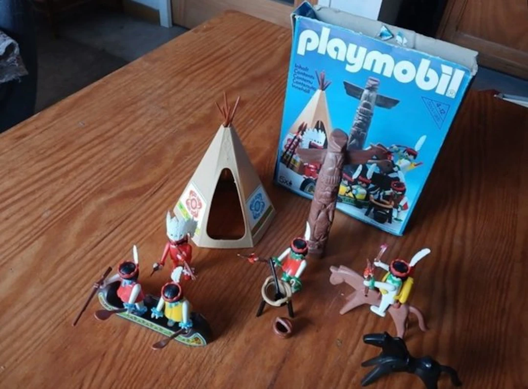 Playmobil - Assorti - Playmobil Indios con tipi y...