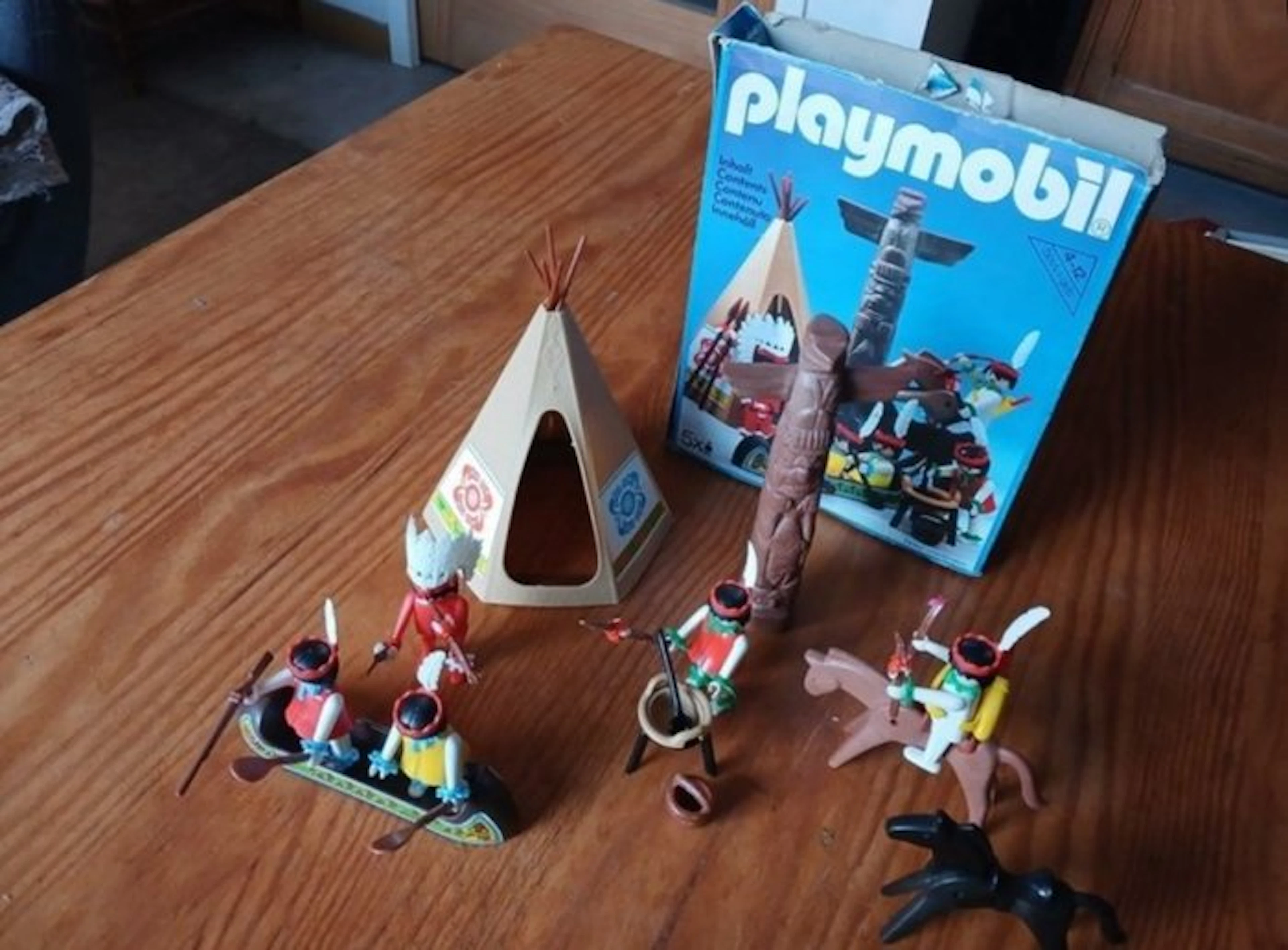 Playmobil - Assorti - Playmobil Indios con tipi y...