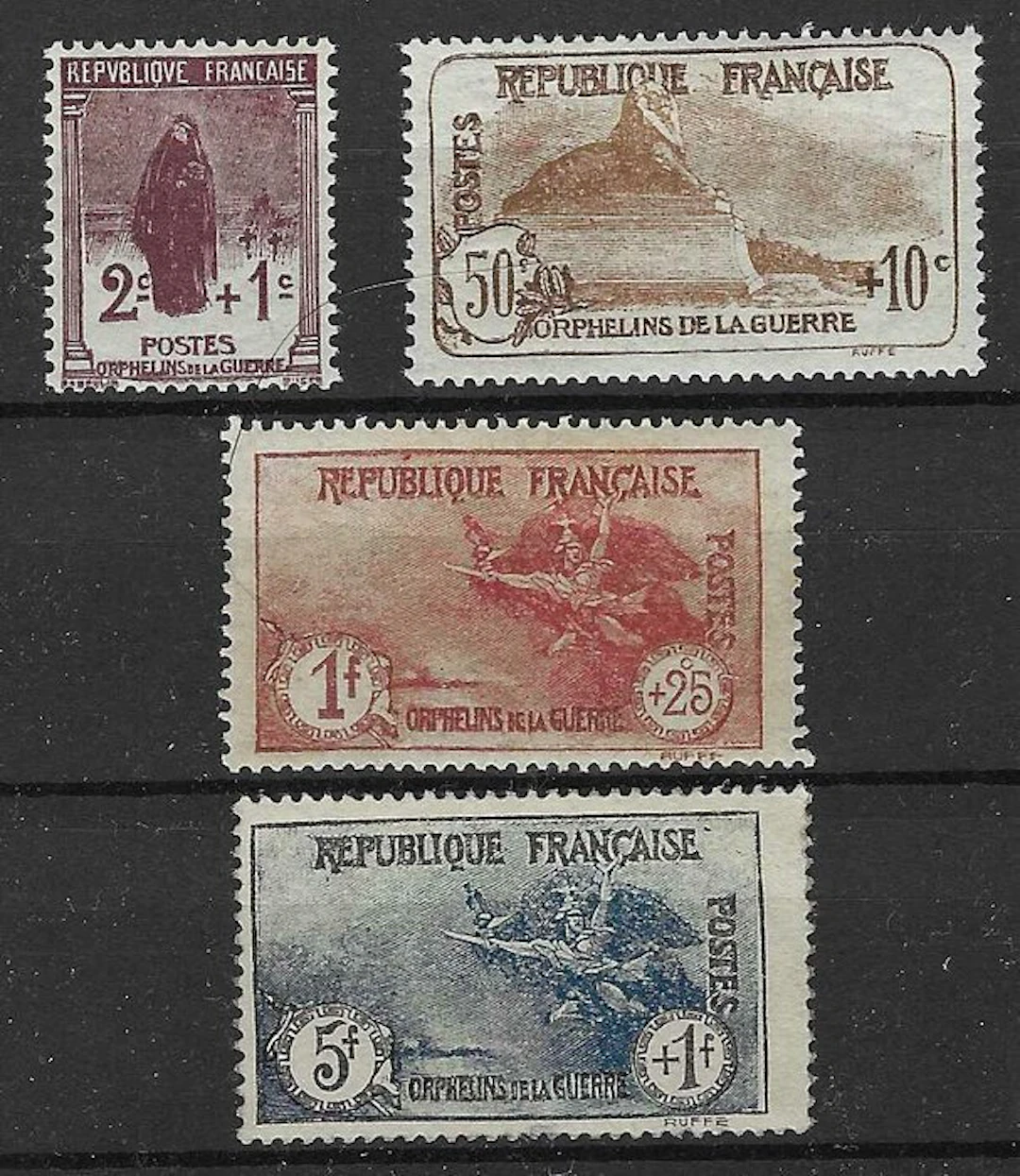 France 1926/1927 - Third series of Orphelins 229/232 new** - YVERT ET TELLIER