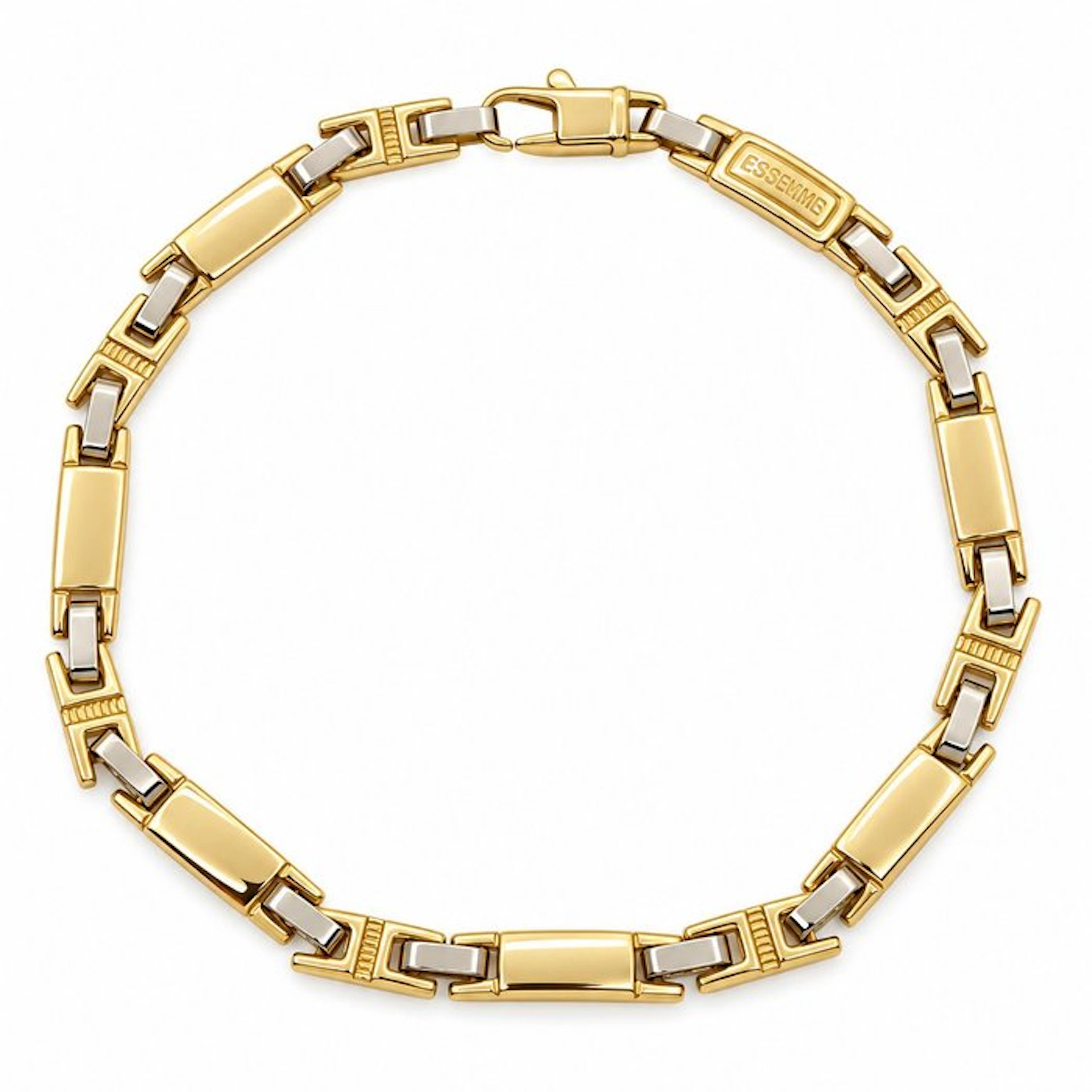 Bracelet - 18 kt. Yellow gold, White gold - Handmade - ESSEMME