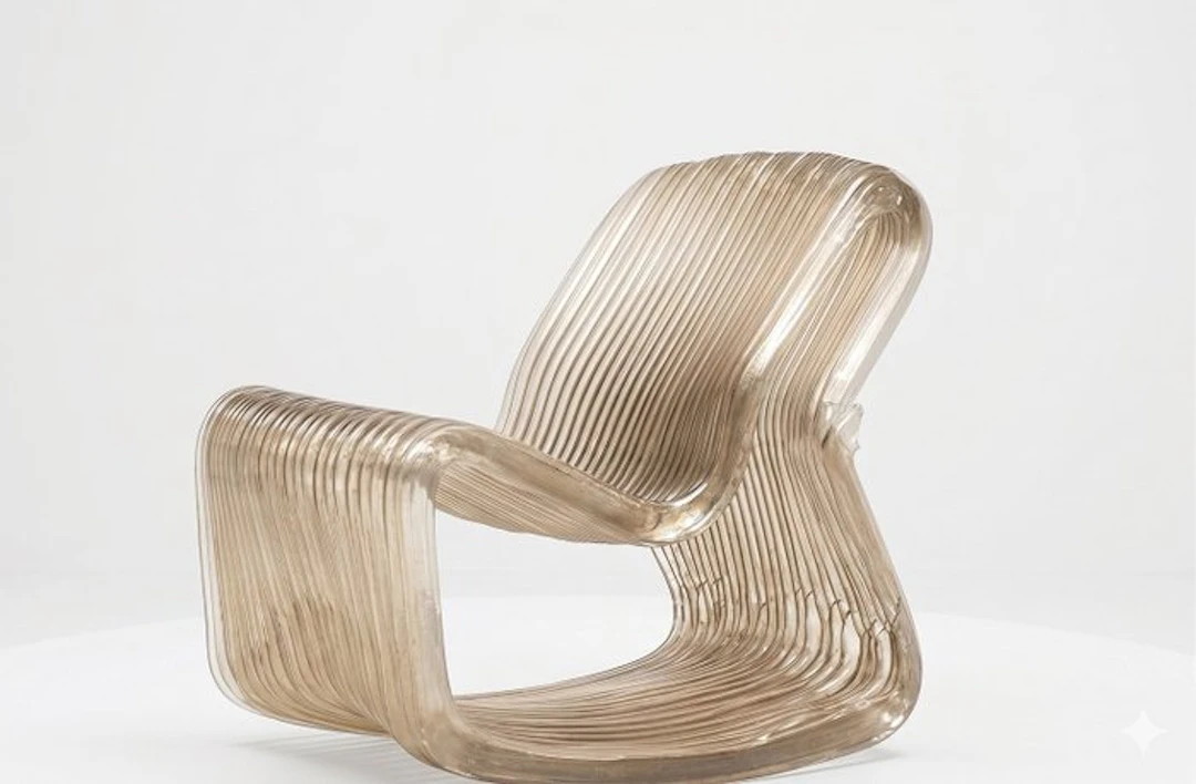 Kooij - Dirk van der Kooij - Rocking chair - Not Only Hollow Chair - PVC