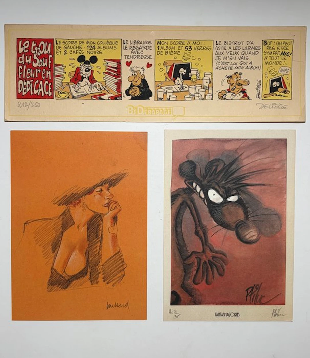 Tirages – Juillard / Ptiluc / Deliège - Ex libris