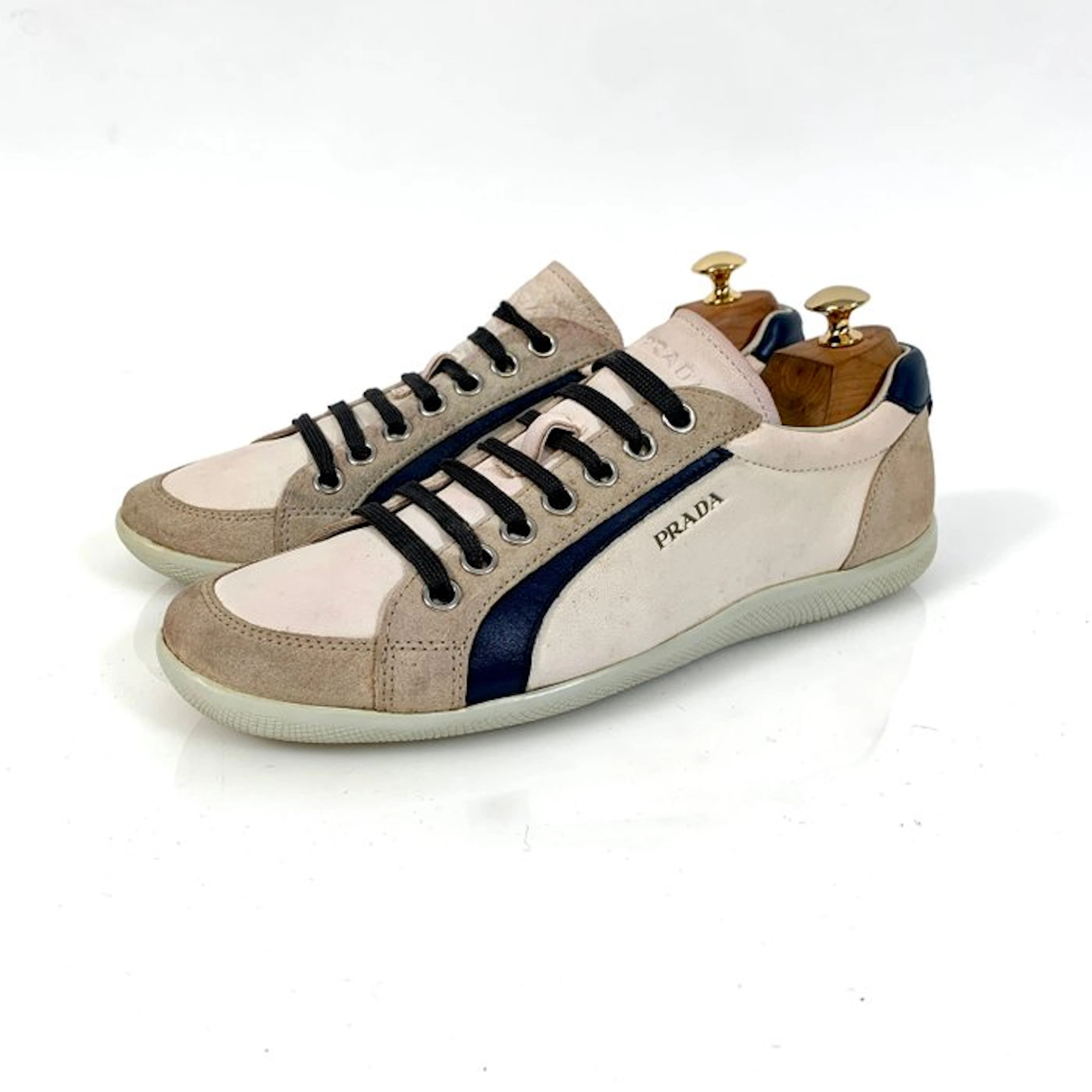 Prada Sneaker Low-top Creme/Beige 4E 1835 UK 7 - Sneakers - Size: EU 41