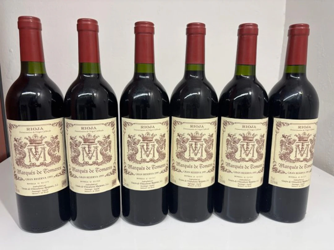 1995 Marqués de Tomares - Rioja Gran Reserva - 6 Bottles (0.75L)