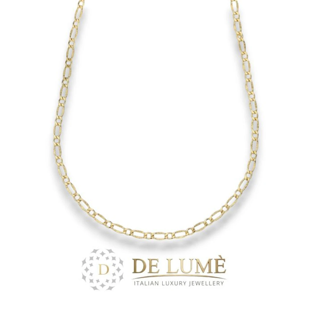 Necklace - 18 kt. Yellow gold - Flat chain 1+1 3.8 g