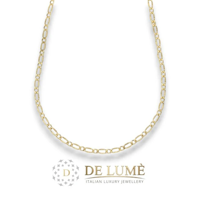 Necklace - 18 kt. Yellow gold - Flat chain 1+1 3.8 g