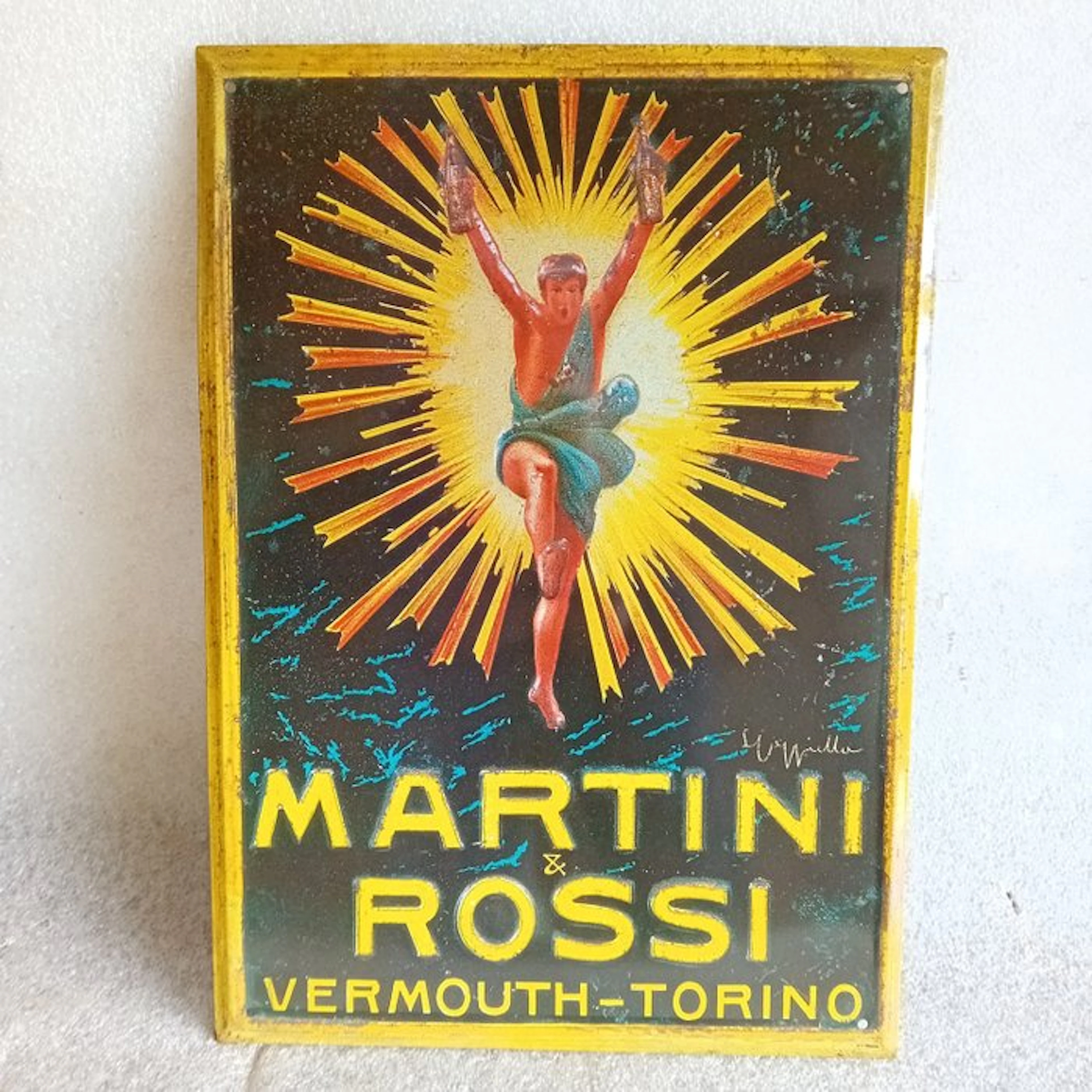 Martini & Rossi - Advertising sign - Metal