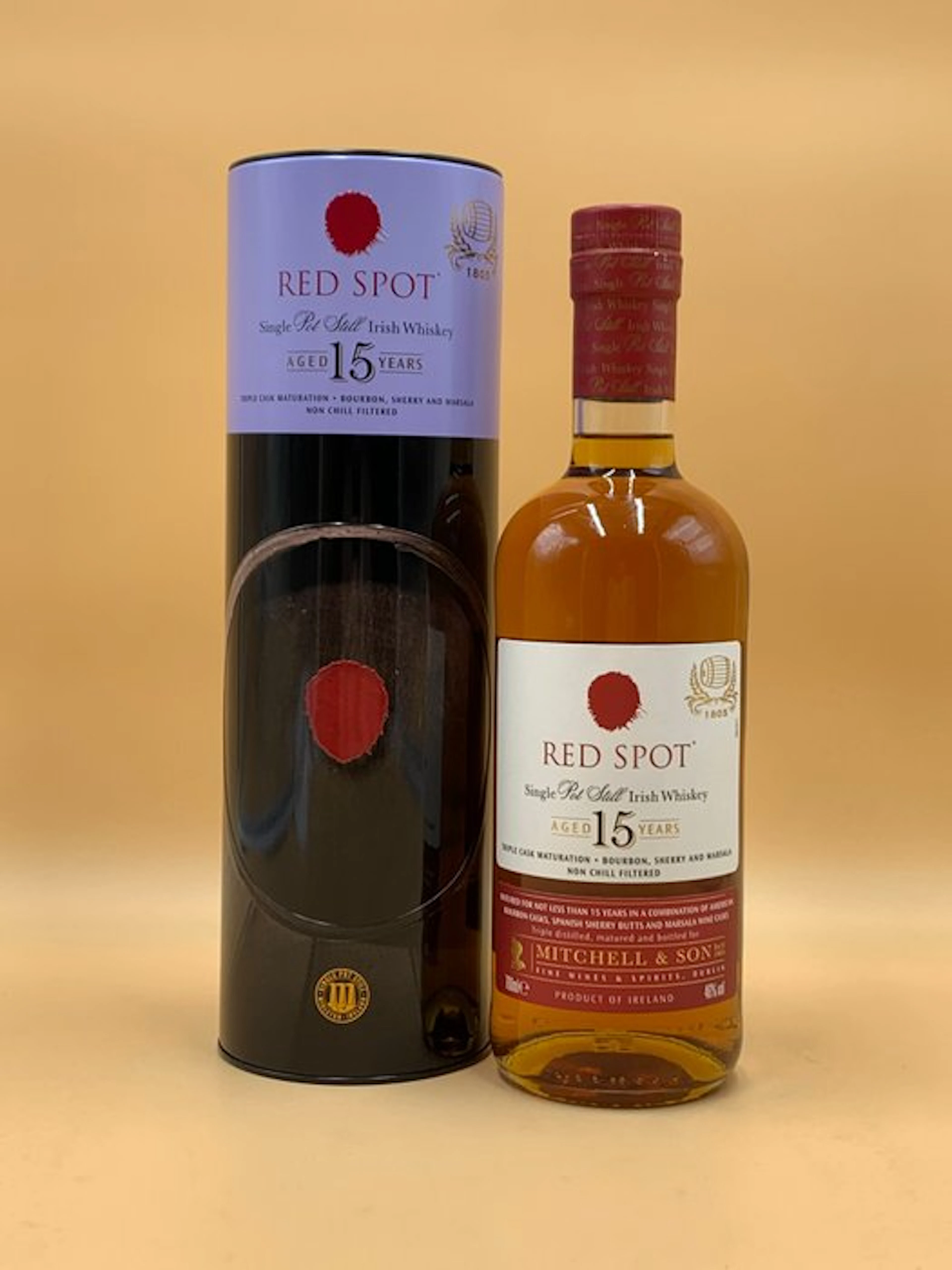 Red Spot 15 years old - Triple Cask - Bourbon, Sherry & Marsala Casks - 700ml