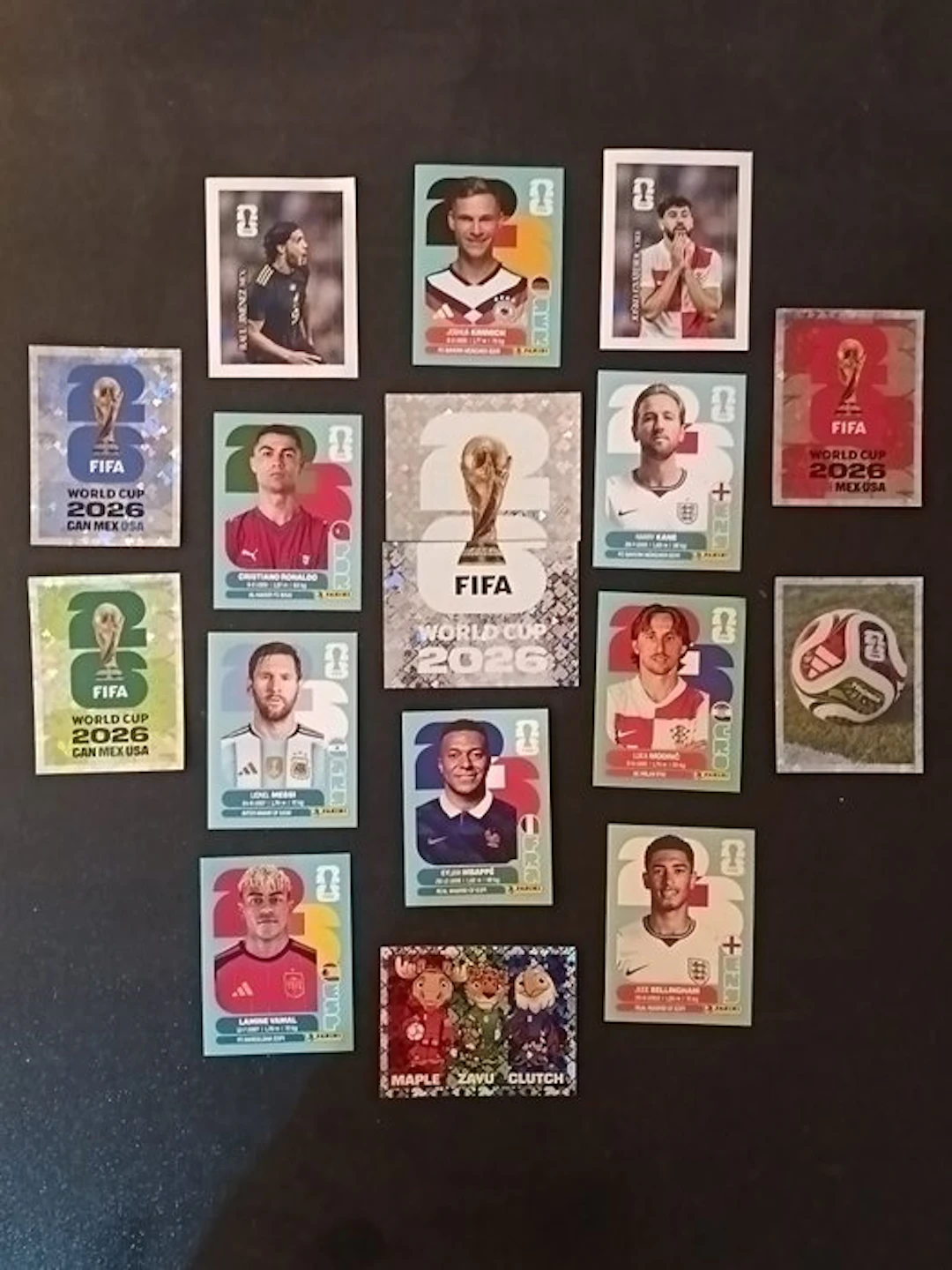 2026 Panini World Cup Stickers Varios Foil, Insert card - 17 Sticker - Mint (M)