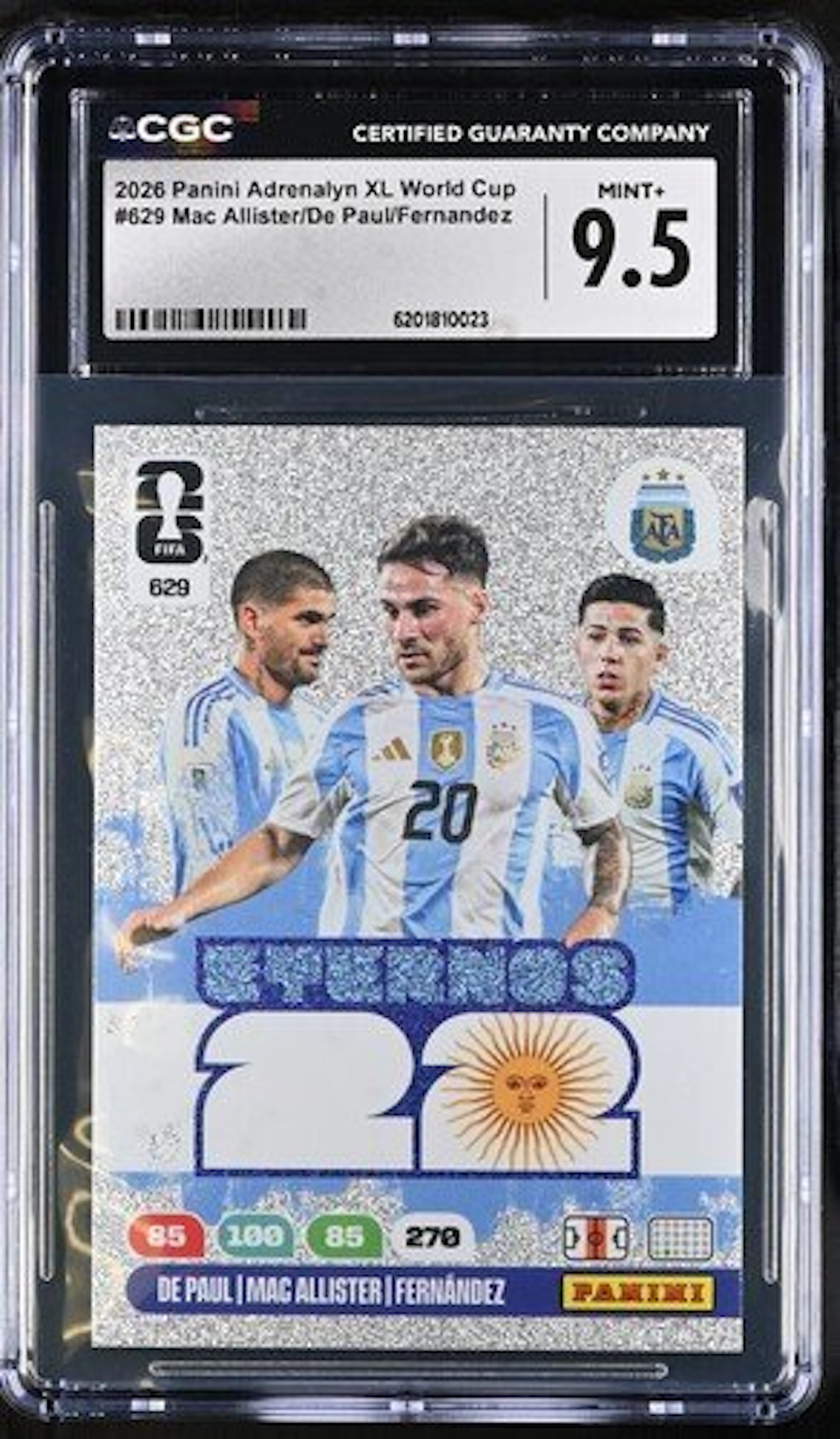2026 Panini Mac Allister / De Paul / Enzo Fernández #629...