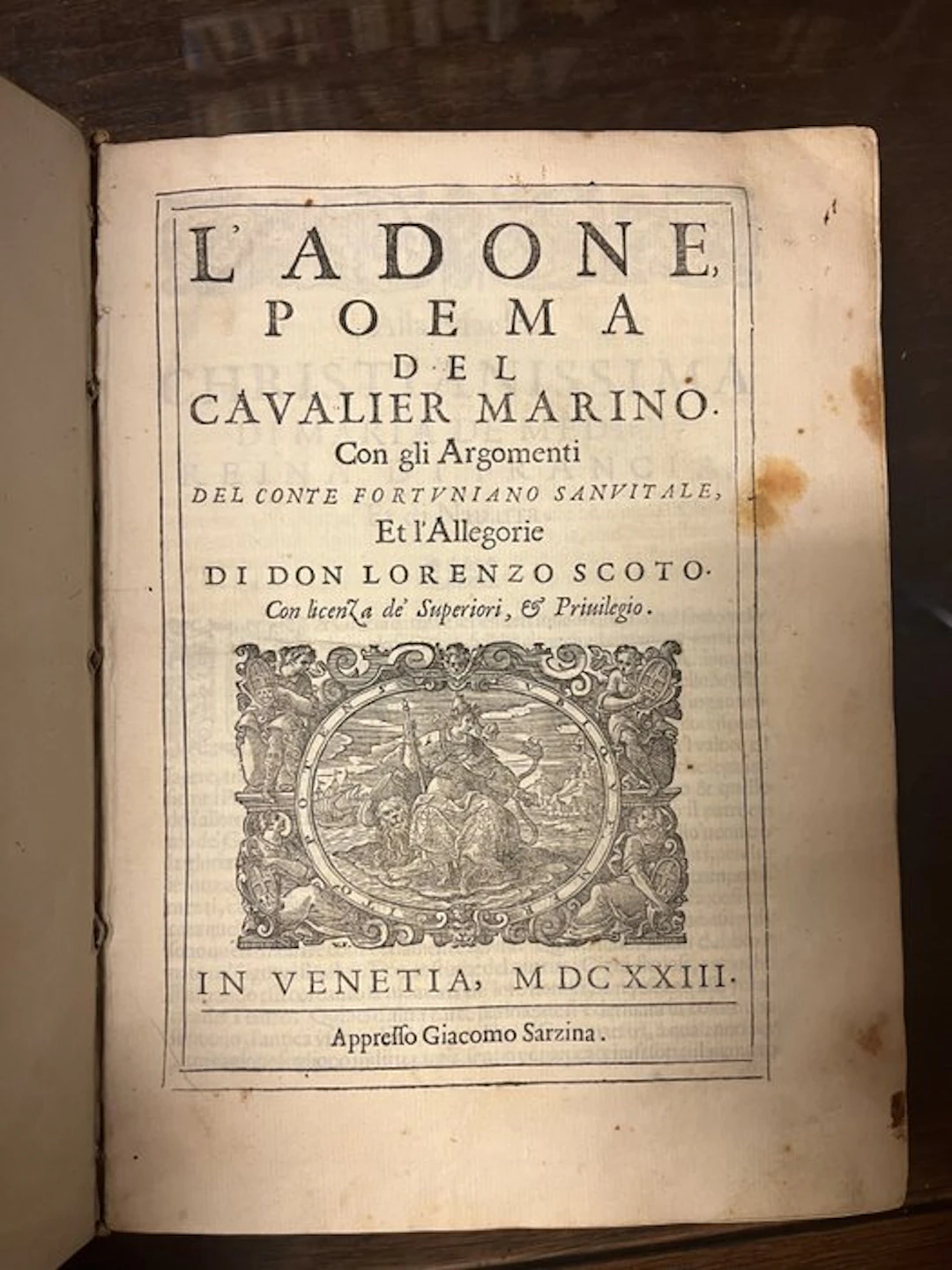 Giovan Battista Marino - L'Adone - 1623